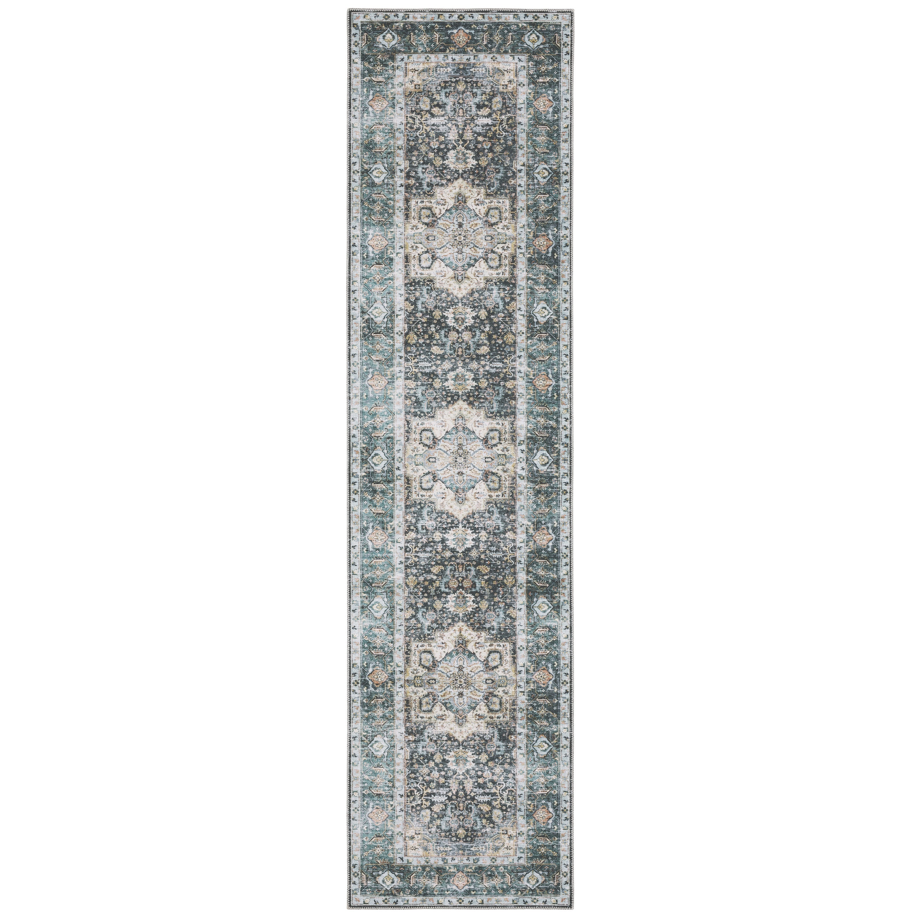 Oriental Weavers Charleston CHA01 Blue/Ivory Area Rug