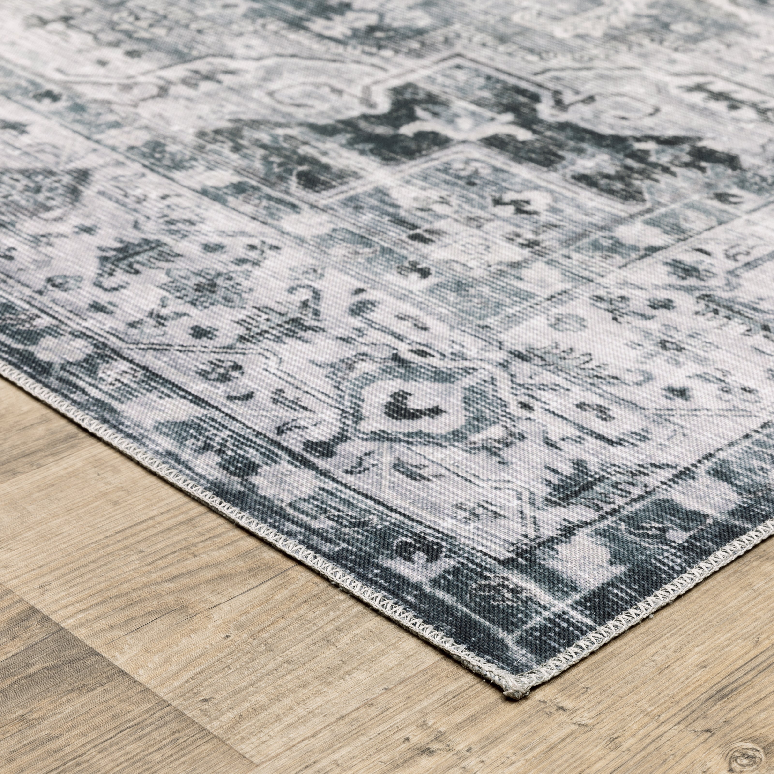 Oriental Weavers Charleston CHA03 Charcoal/Ivory Area Rug