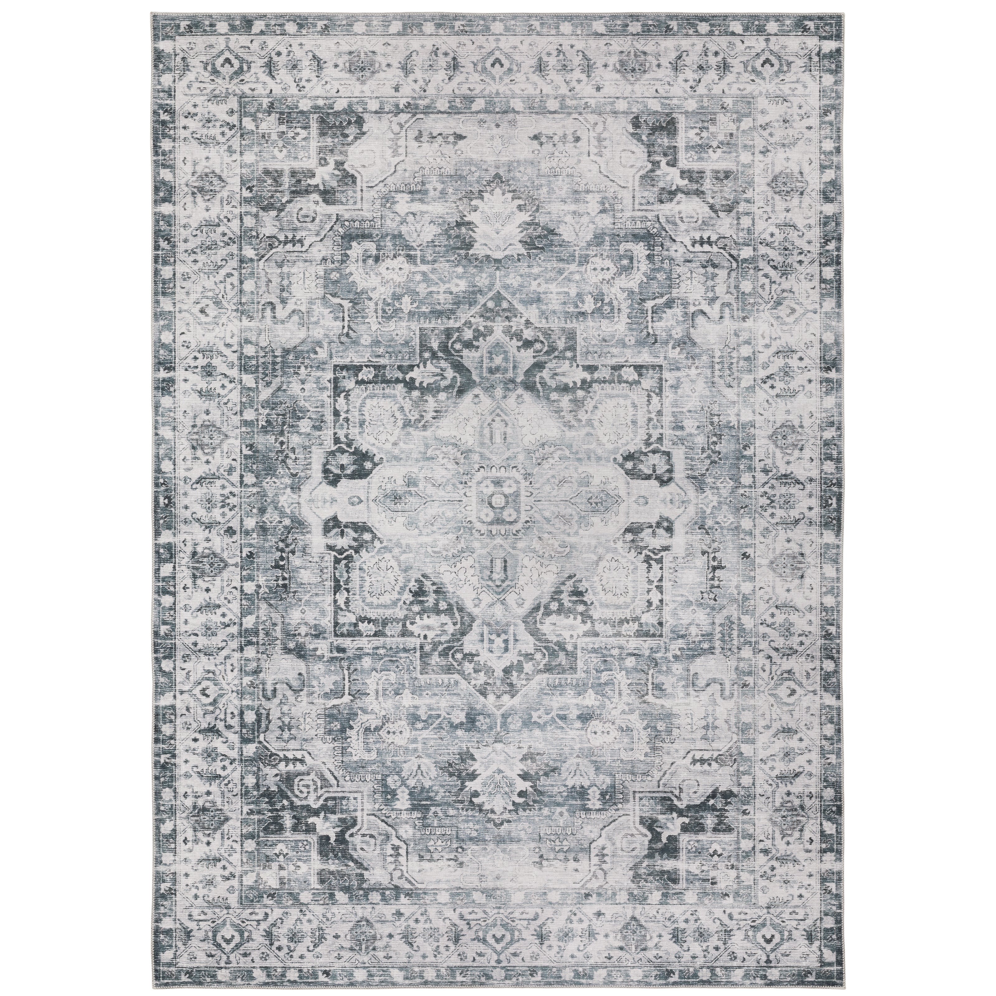 Oriental Weavers Charleston CHA03 Charcoal/Ivory Area Rug