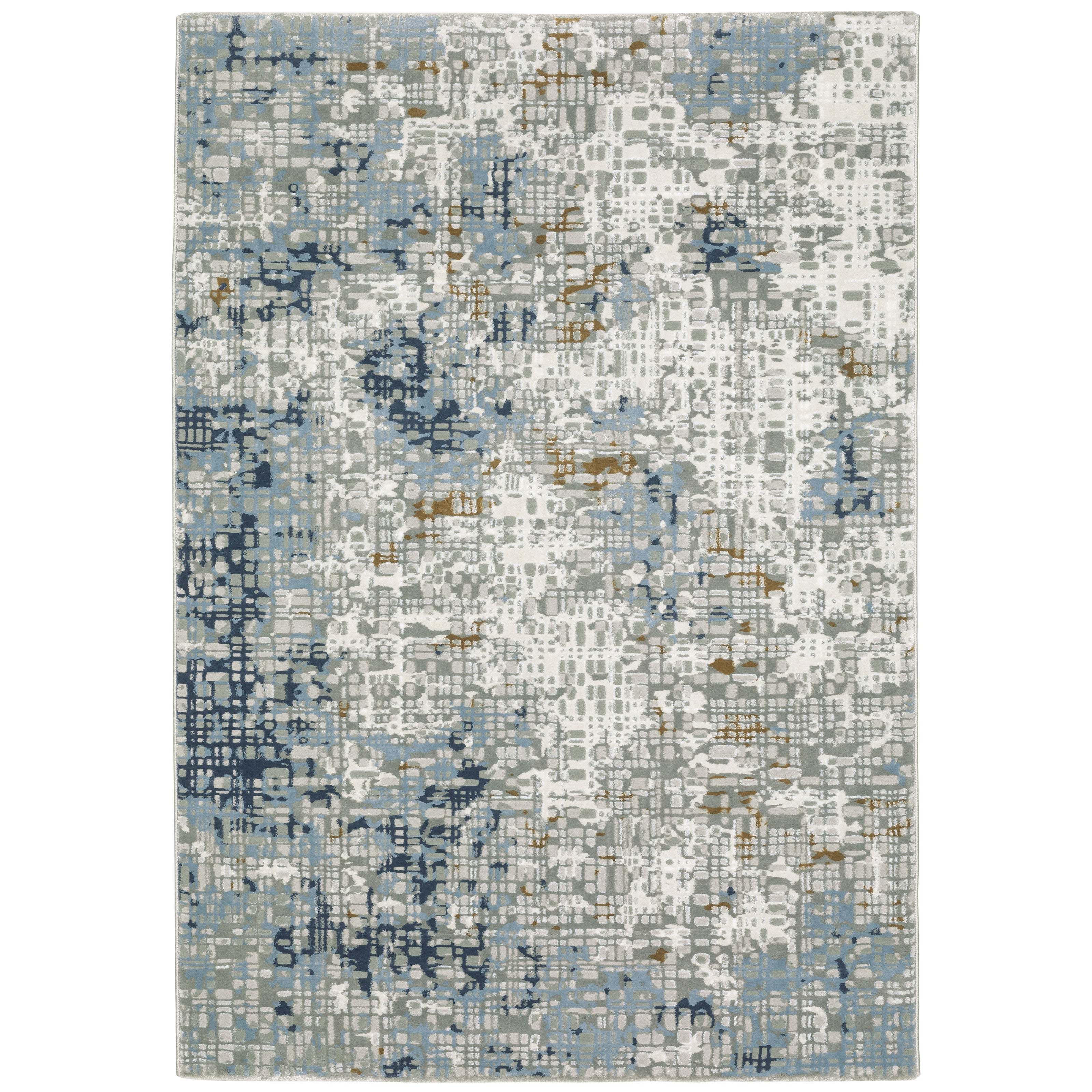 Oriental Weavers Easton 11E Blue/Ivory Area Rug