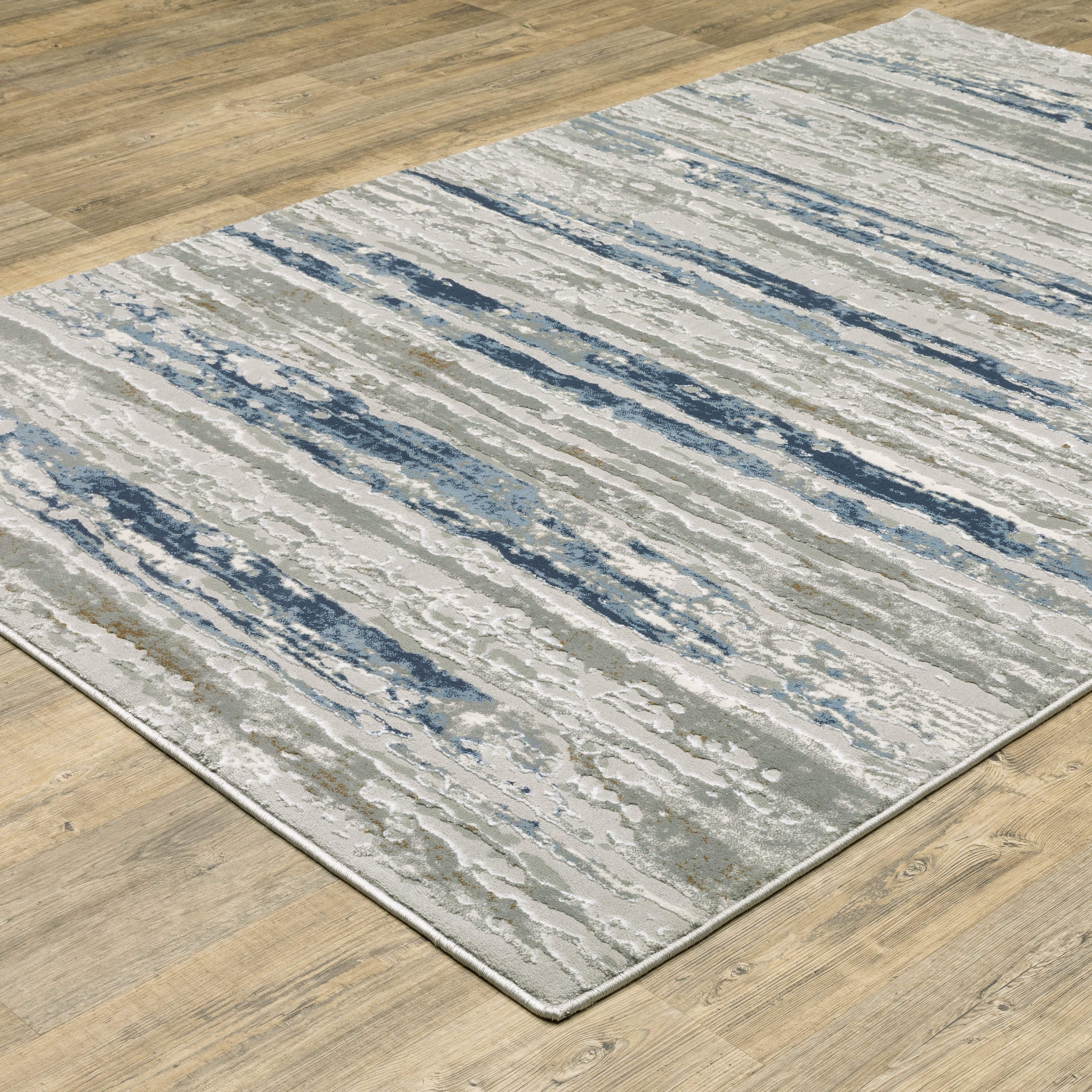 Oriental Weavers Easton 12E Beige/Blue Area Rug