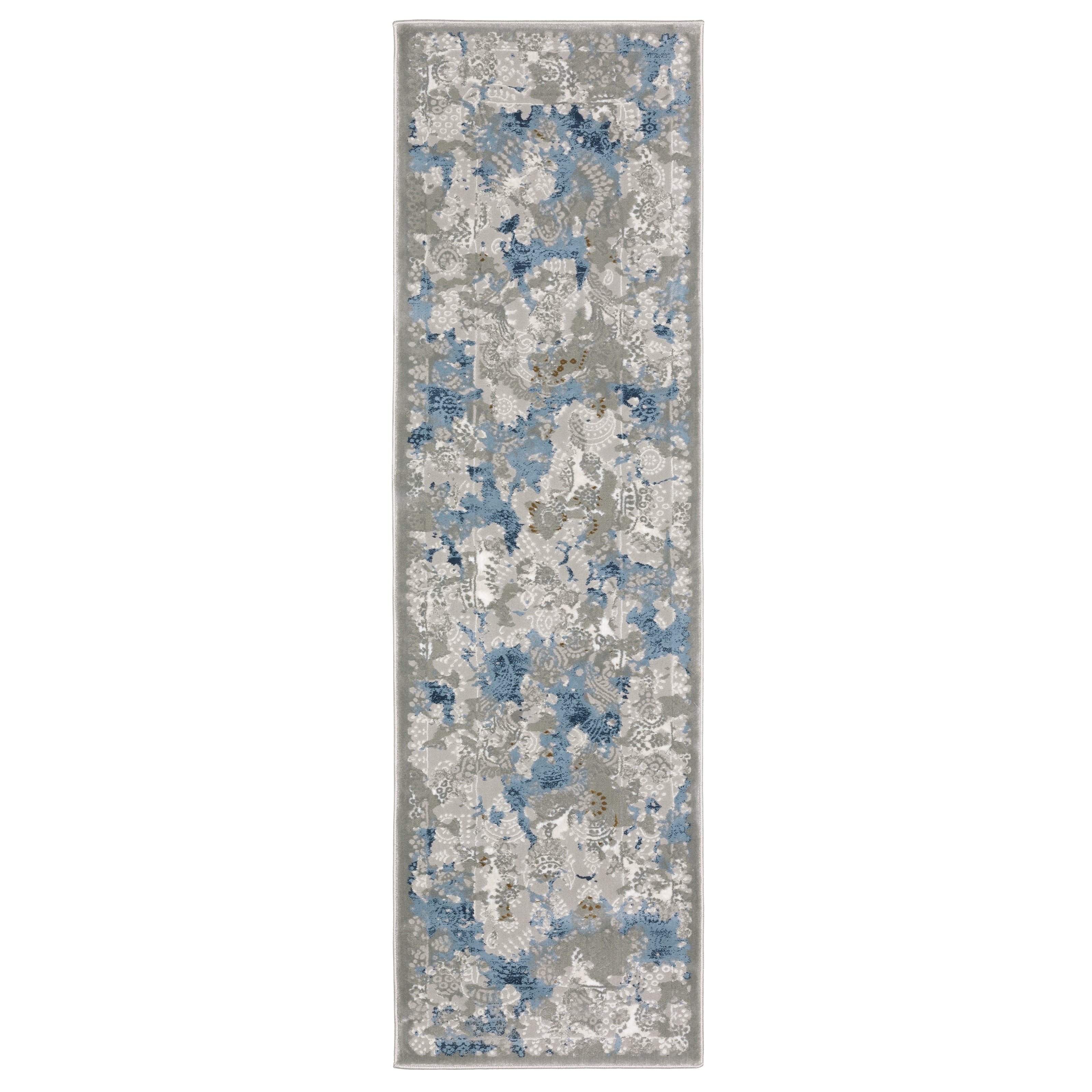 Oriental Weavers Easton 3313Q Beige/Blue Area Rug