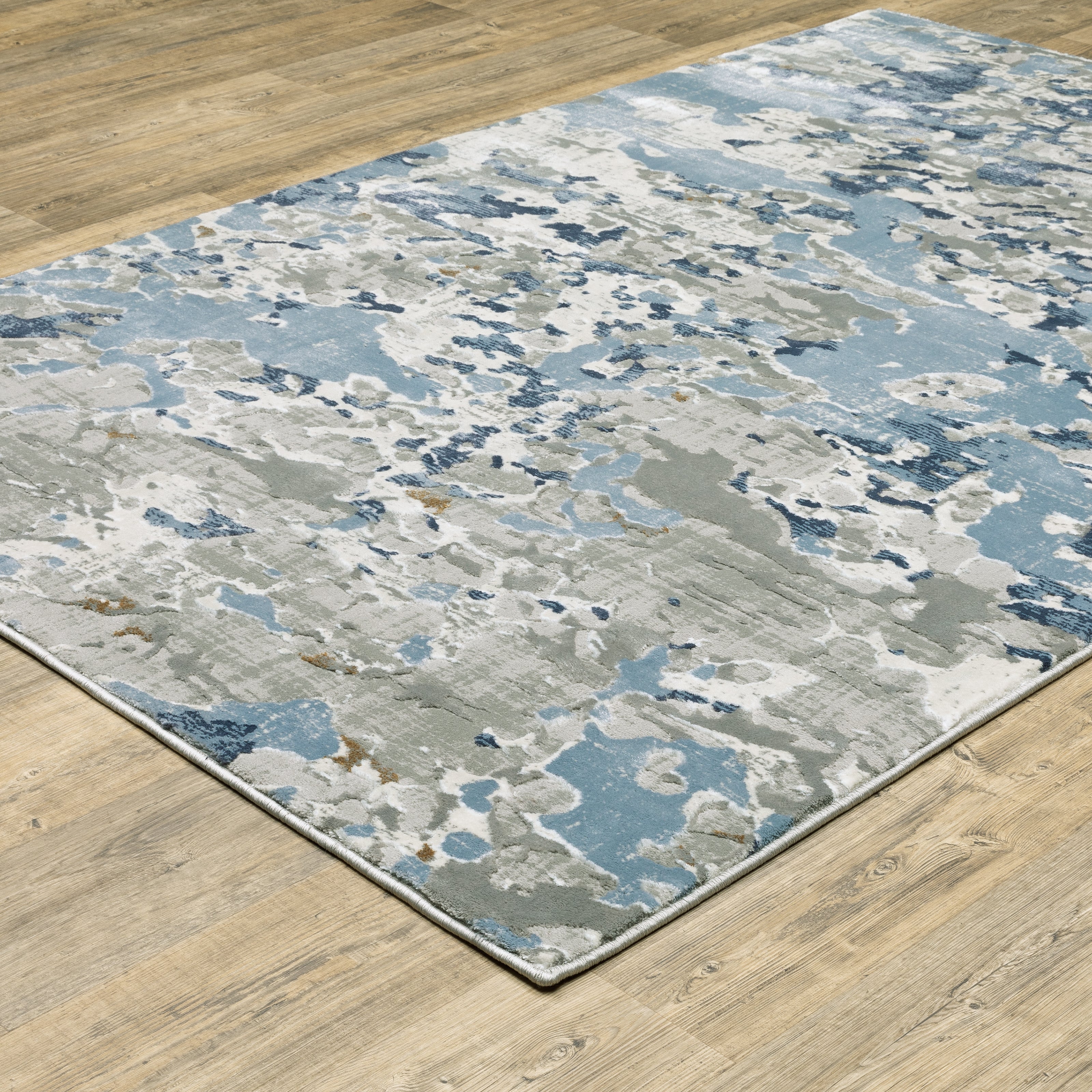 Oriental Weavers Easton 3317E Grey/Blue Area Rug