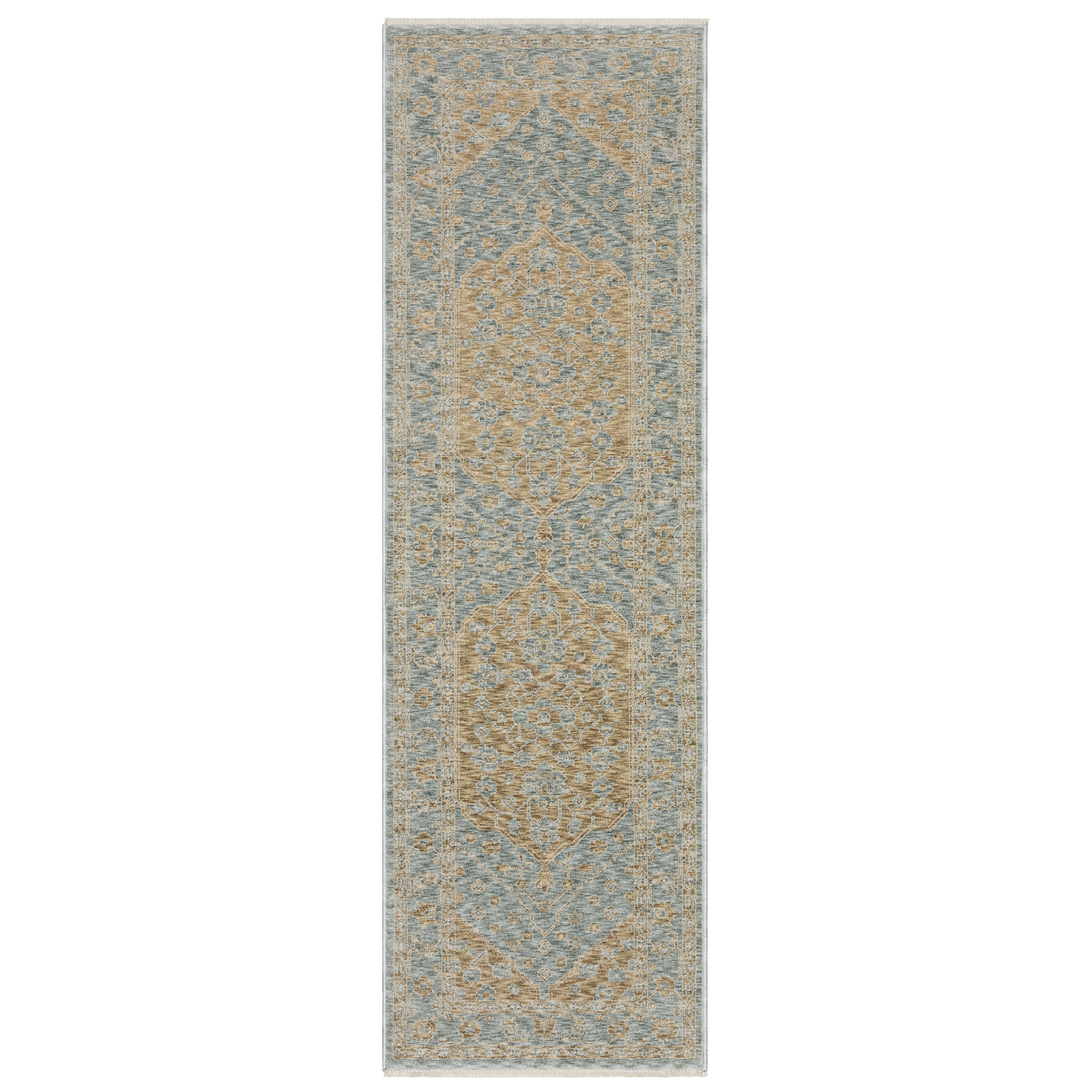 Oriental Weavers Echo ECH03 Beige/Blue Area Rug