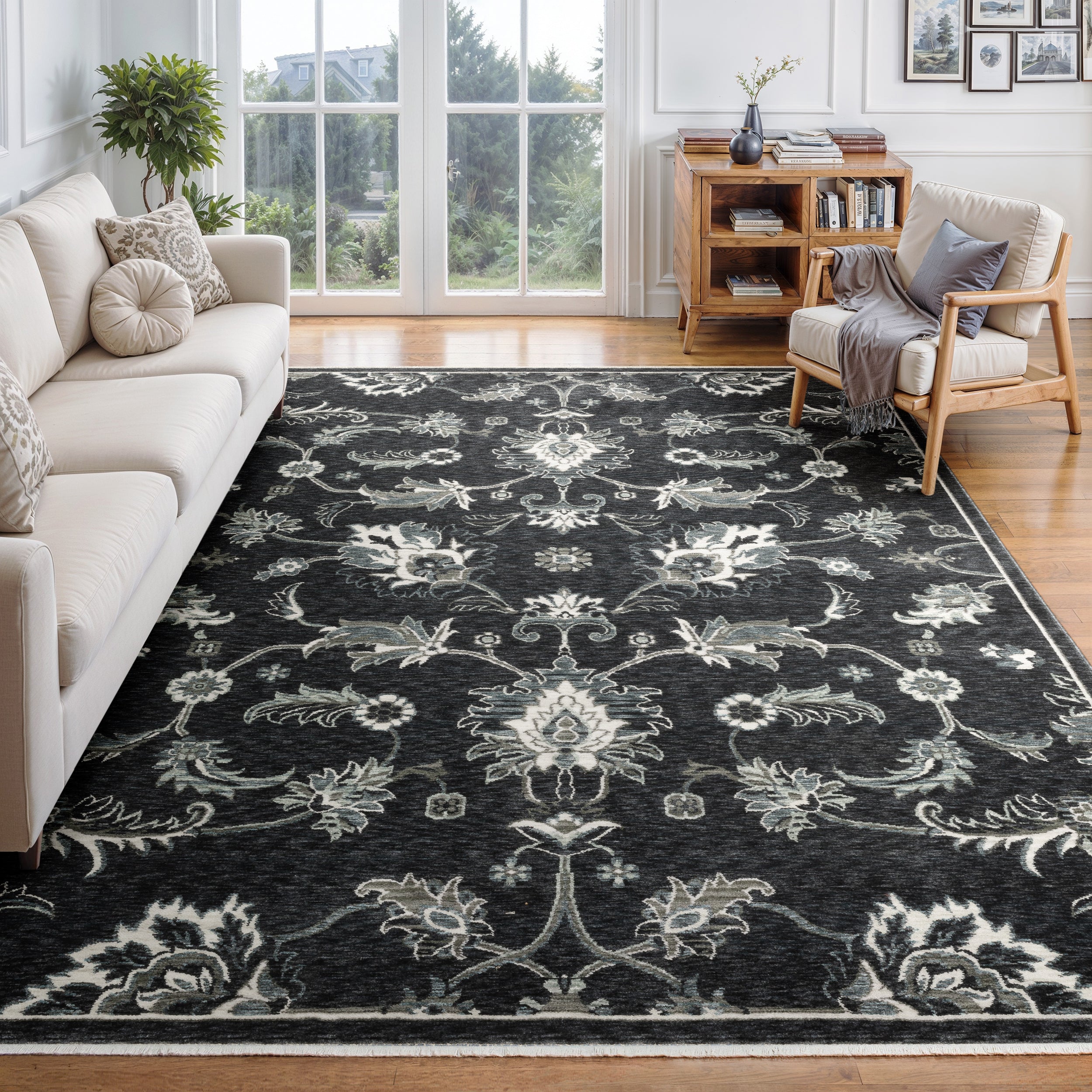 Oriental Weavers Echo ECH05 Blue/Ivory Area Rug