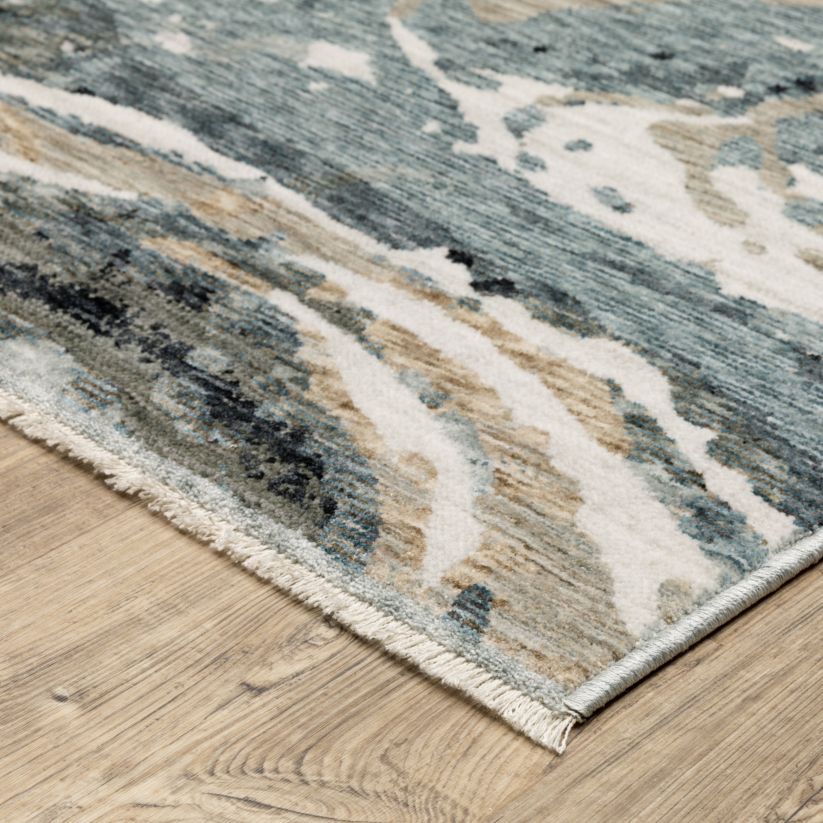 Oriental Weavers Echo ECH07 Blue/Ivory Area Rug