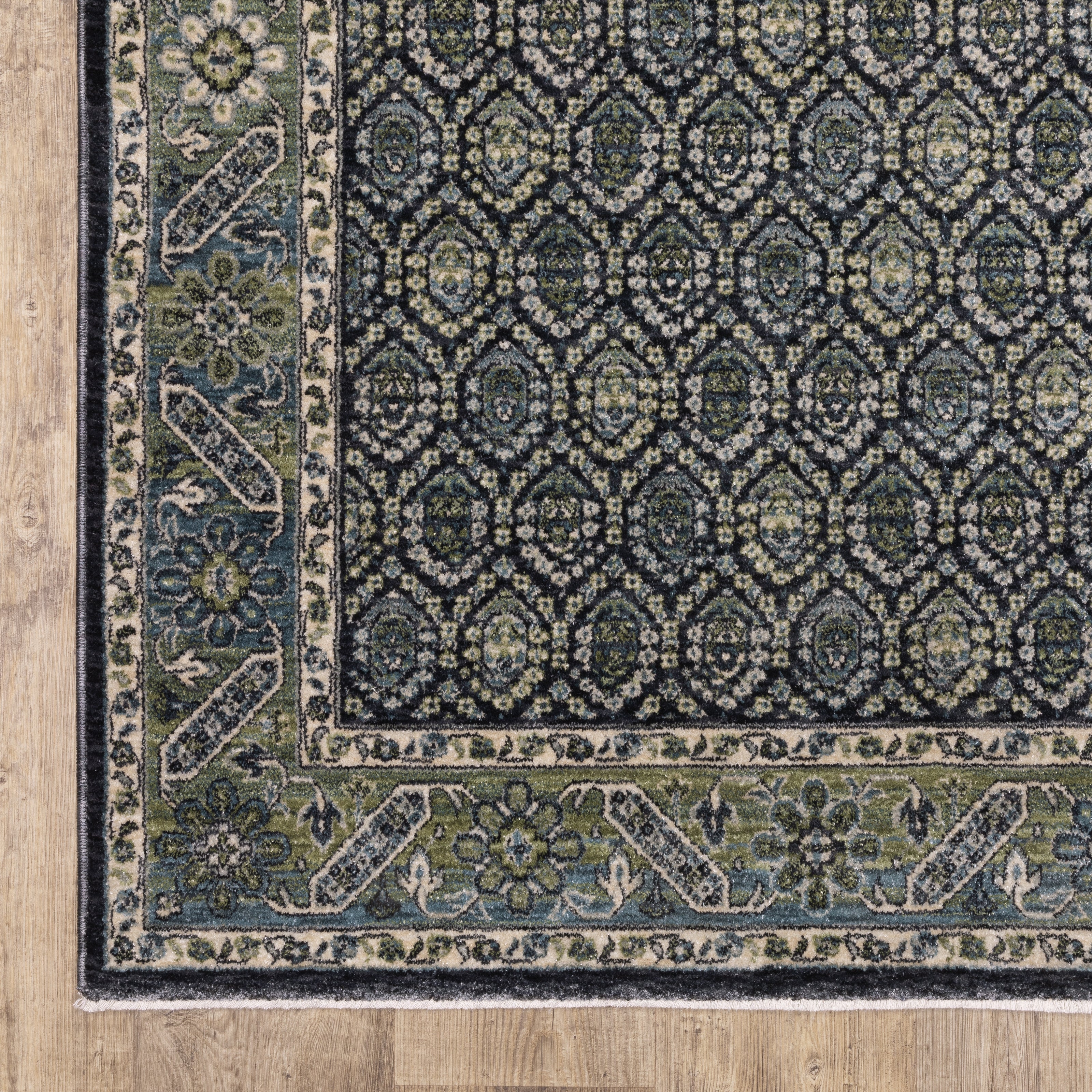 Oriental Weavers Eliana ELI01 Blue/Green Area Rug
