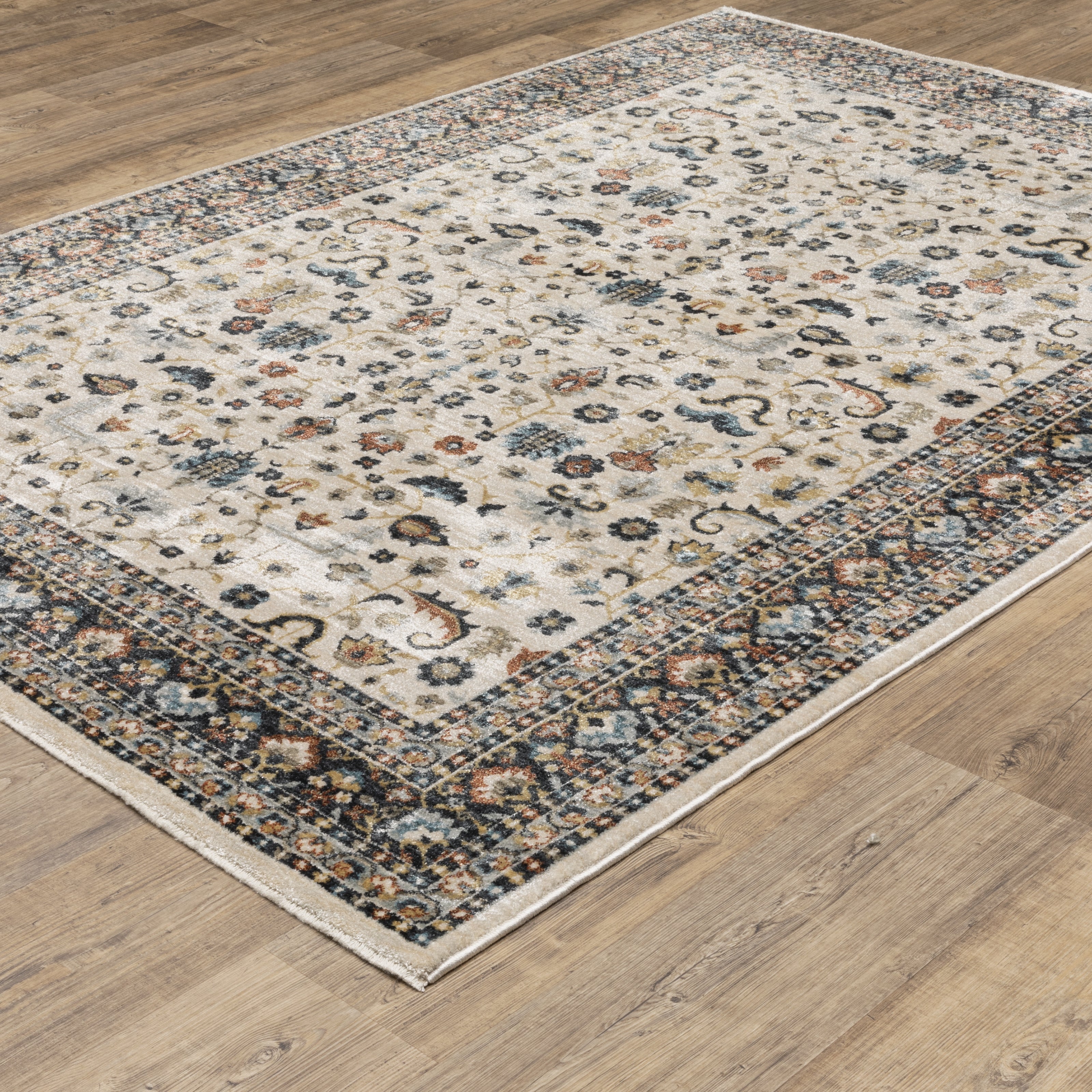 Oriental Weavers Eliana ELI02 Beige/Multi Area Rug