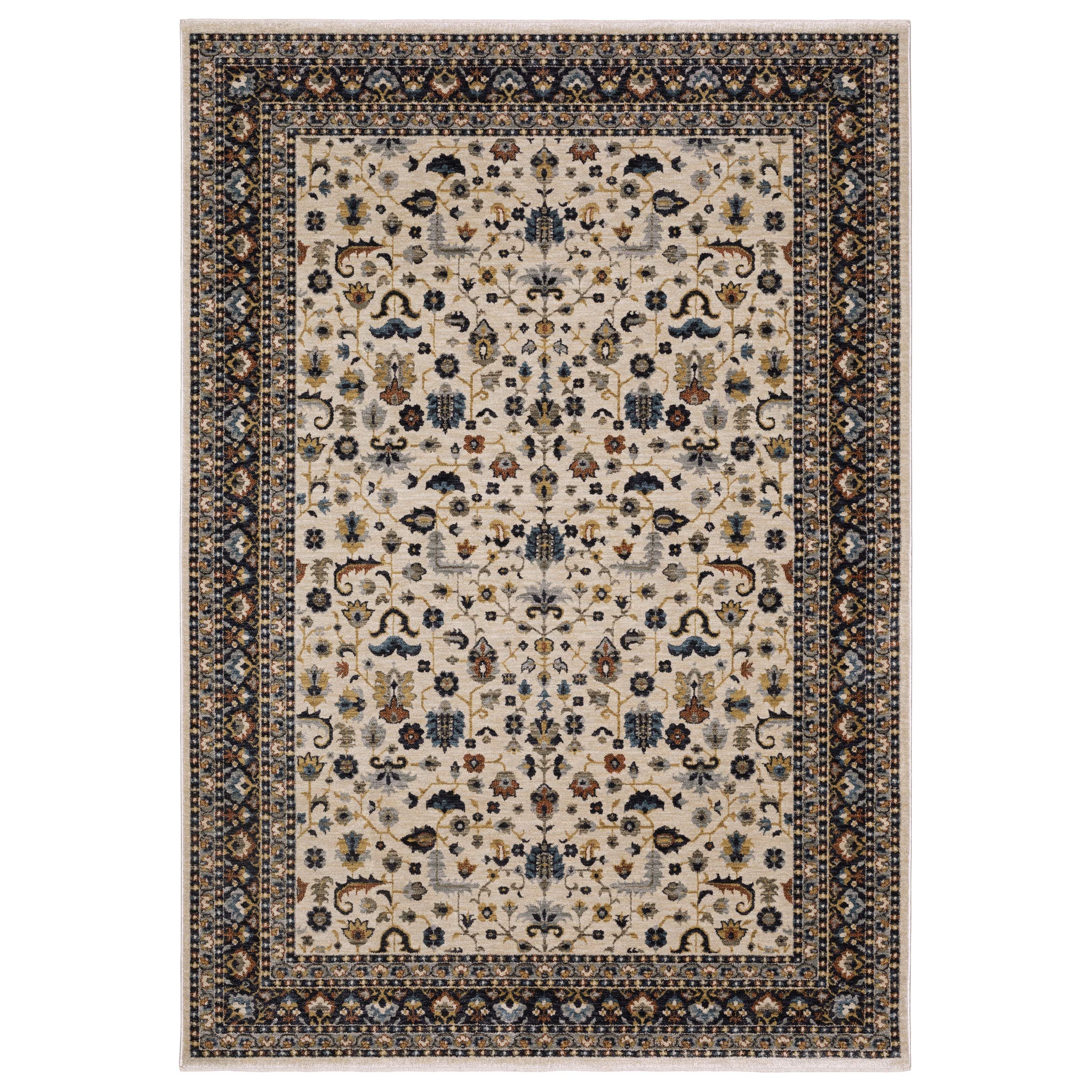 Oriental Weavers Eliana ELI02 Beige/Multi Area Rug