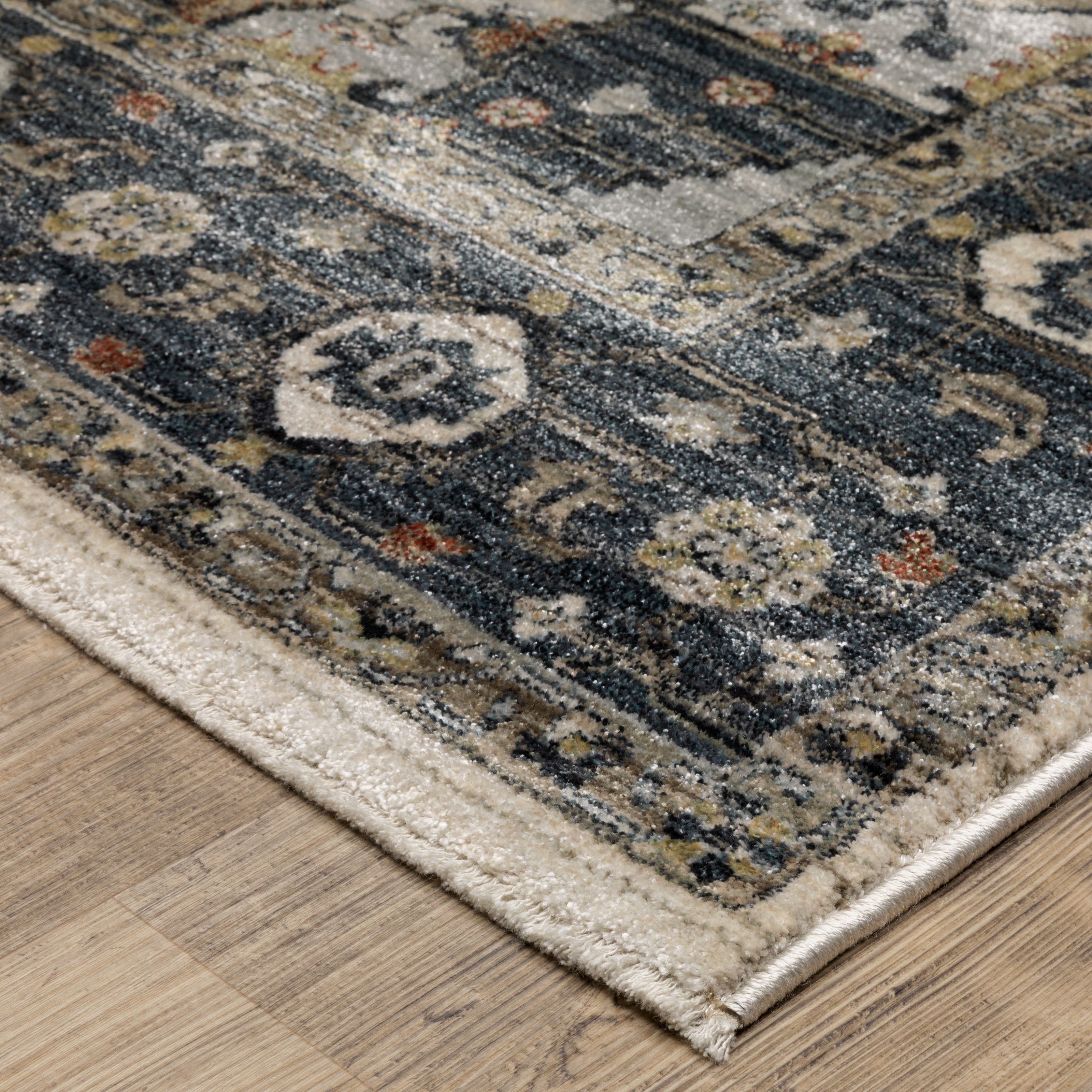 Oriental Weavers Eliana ELI05 Blue/Brown Area Rug
