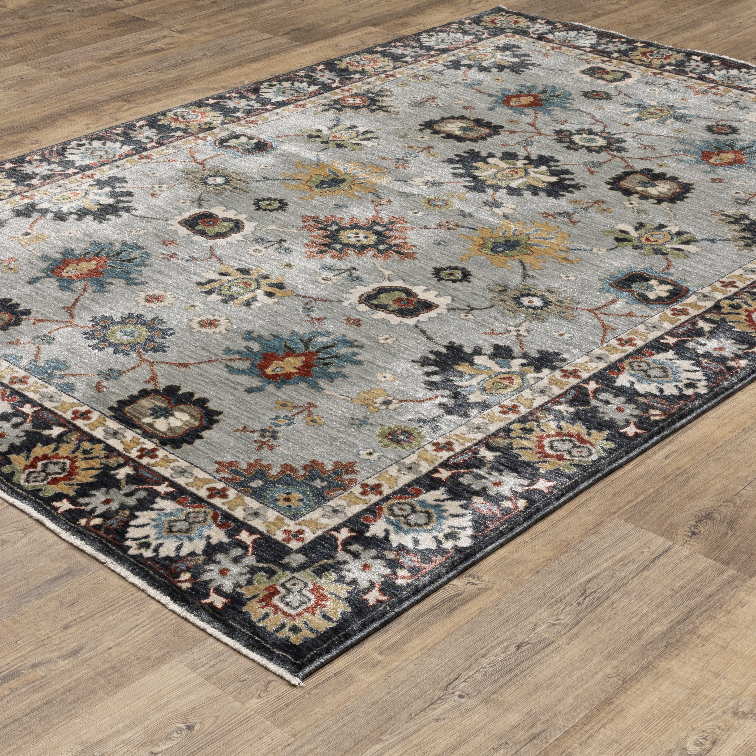 Oriental Weavers Eliana ELI08 Blue/Multi Area Rug
