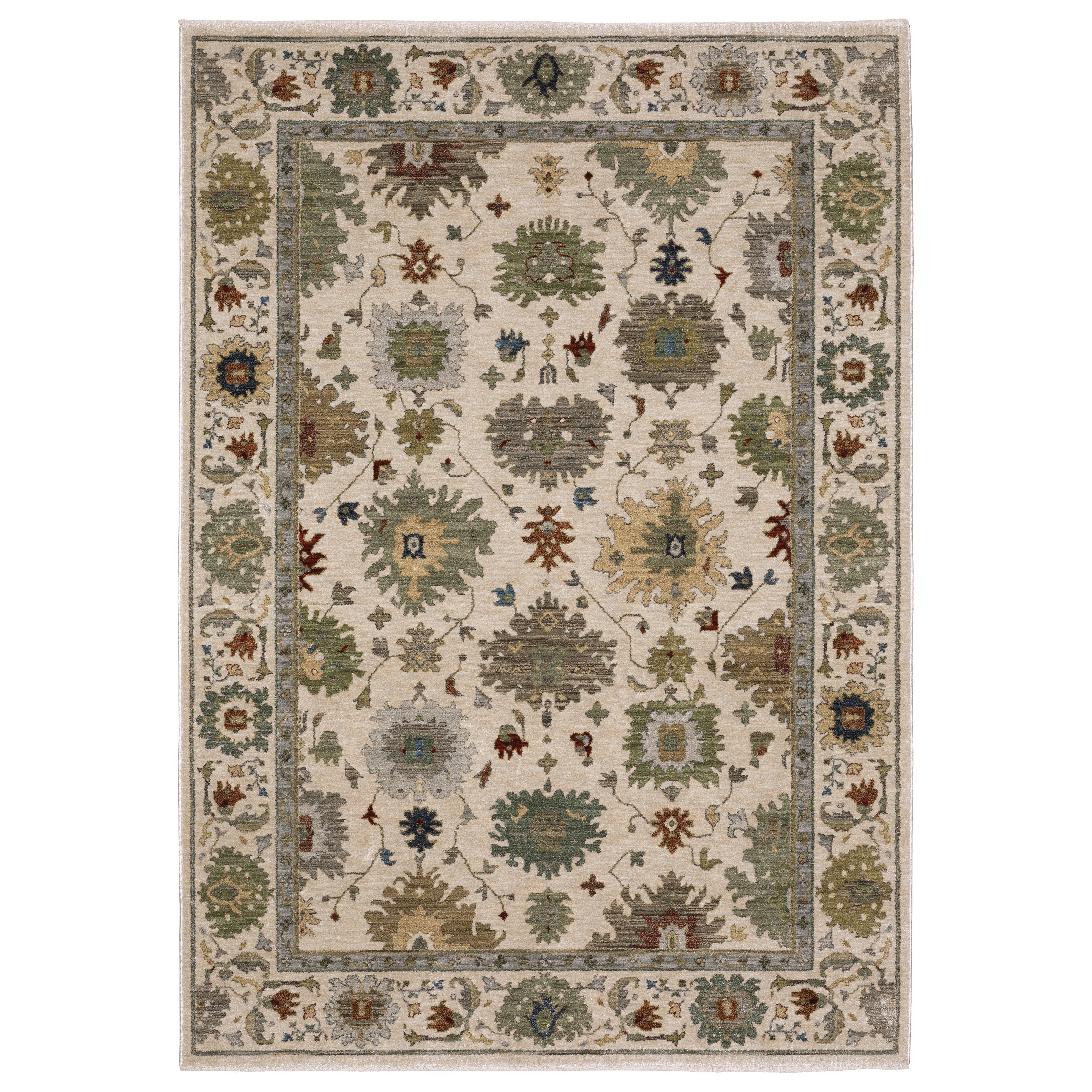 Oriental Weavers Eliana ELI10 Ivory/Multi Area Rug