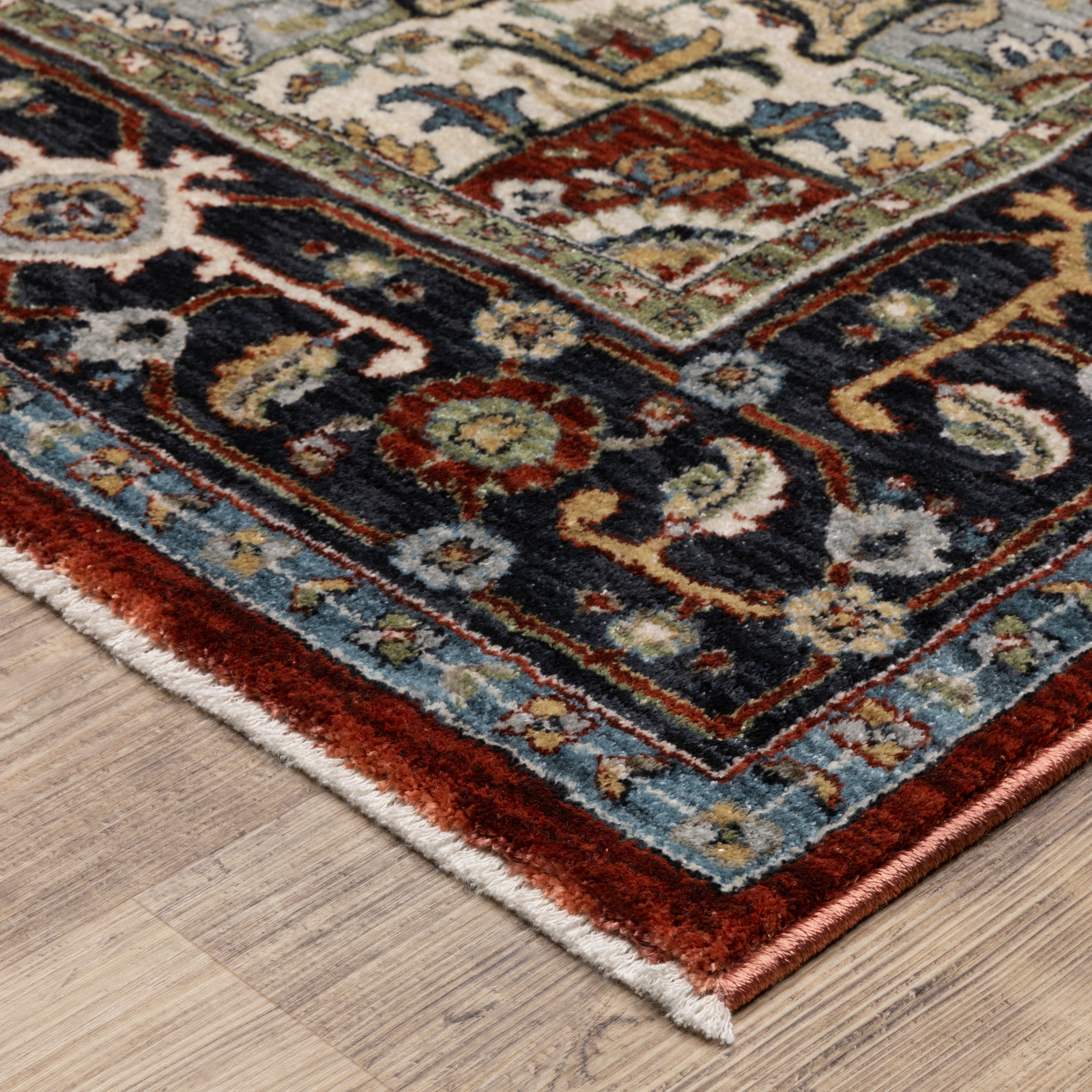 Oriental Weavers Eliana ELI11 Red/Blue Area Rug