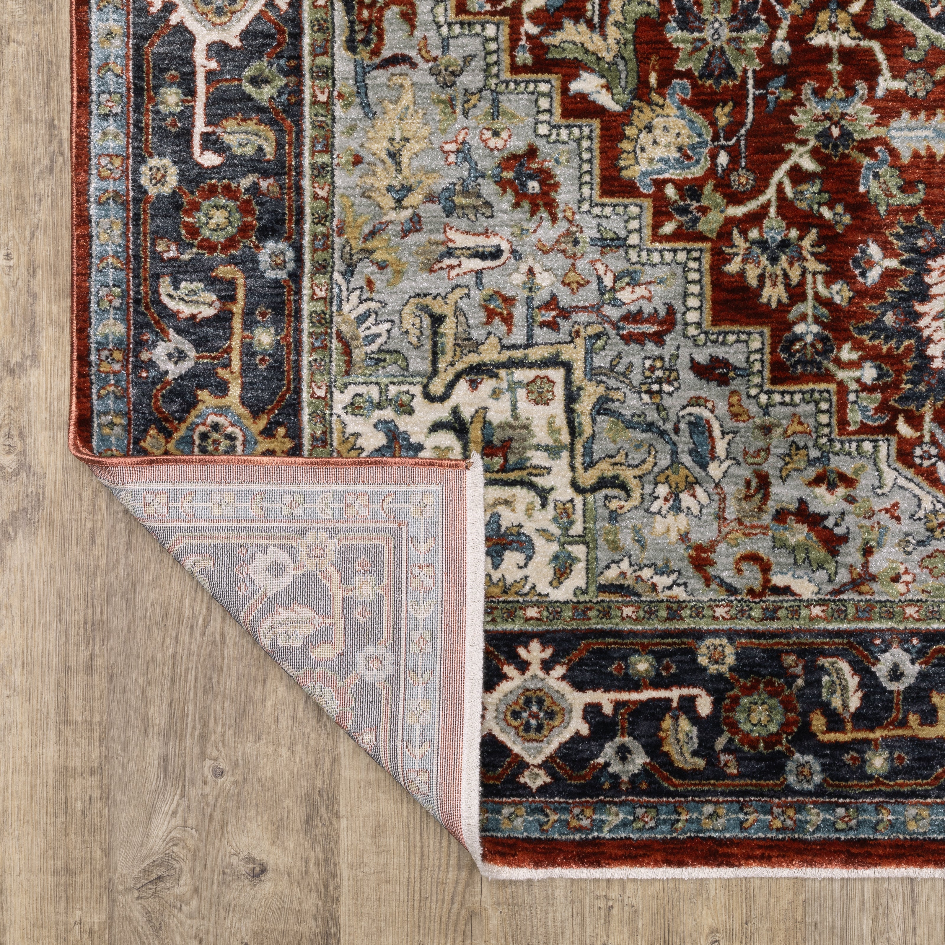 Oriental Weavers Eliana ELI11 Red/Blue Area Rug