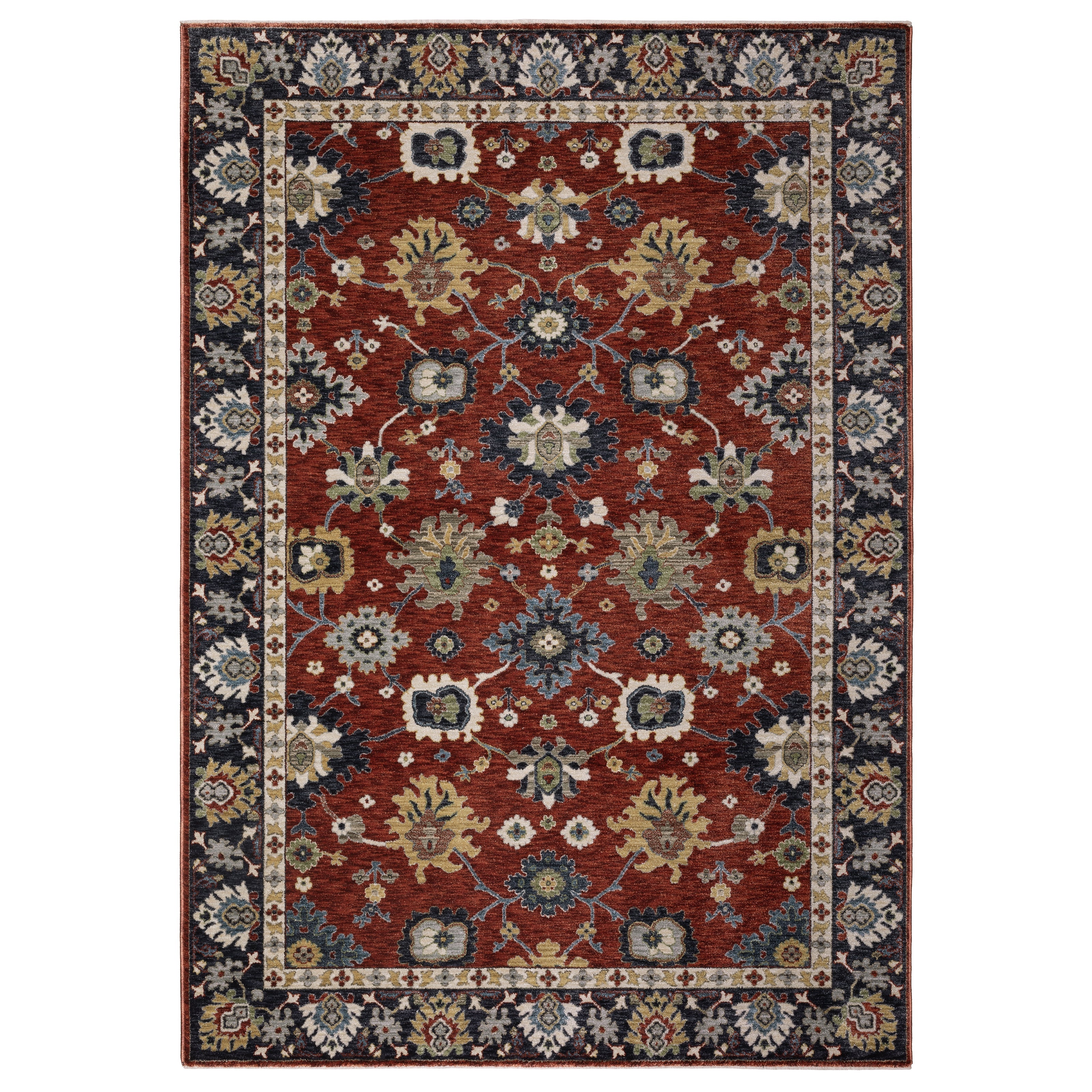 Oriental Weavers Eliana ELI12 Red/Blue Area Rug