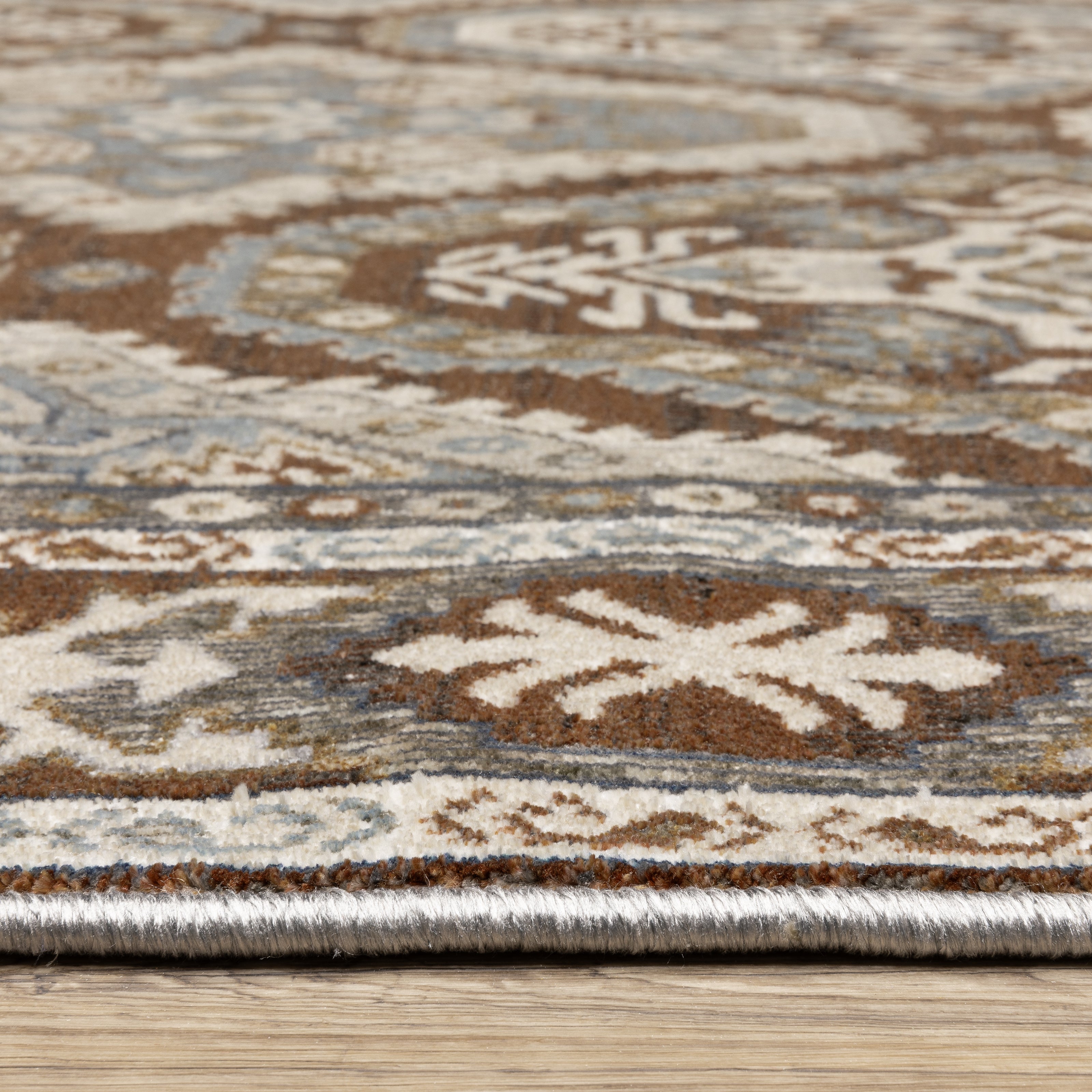 Oriental Weavers Ellington ELL03 Rust/Blue Area Rug