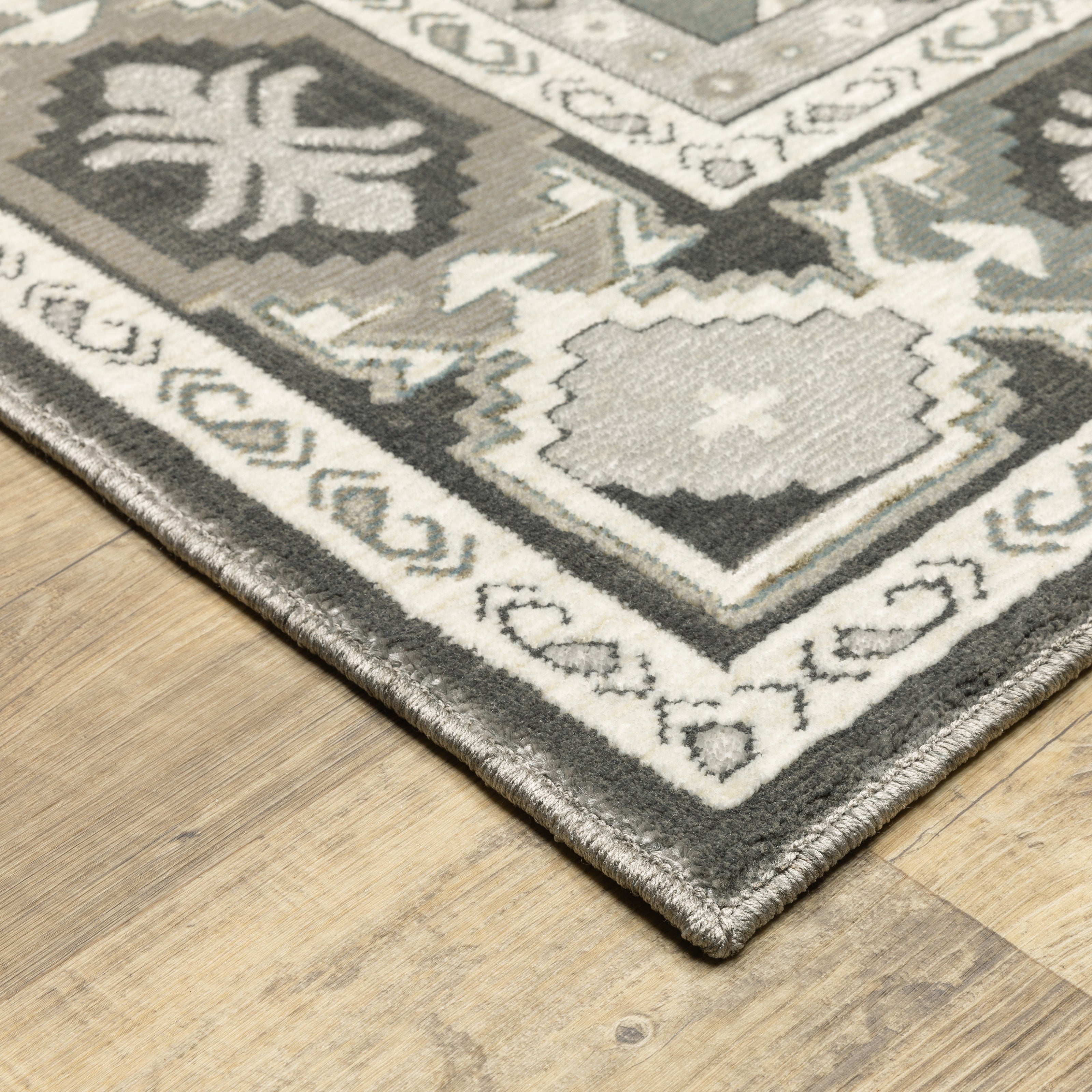 Oriental Weavers Ellington ELL04 Grey/Grey Area Rug