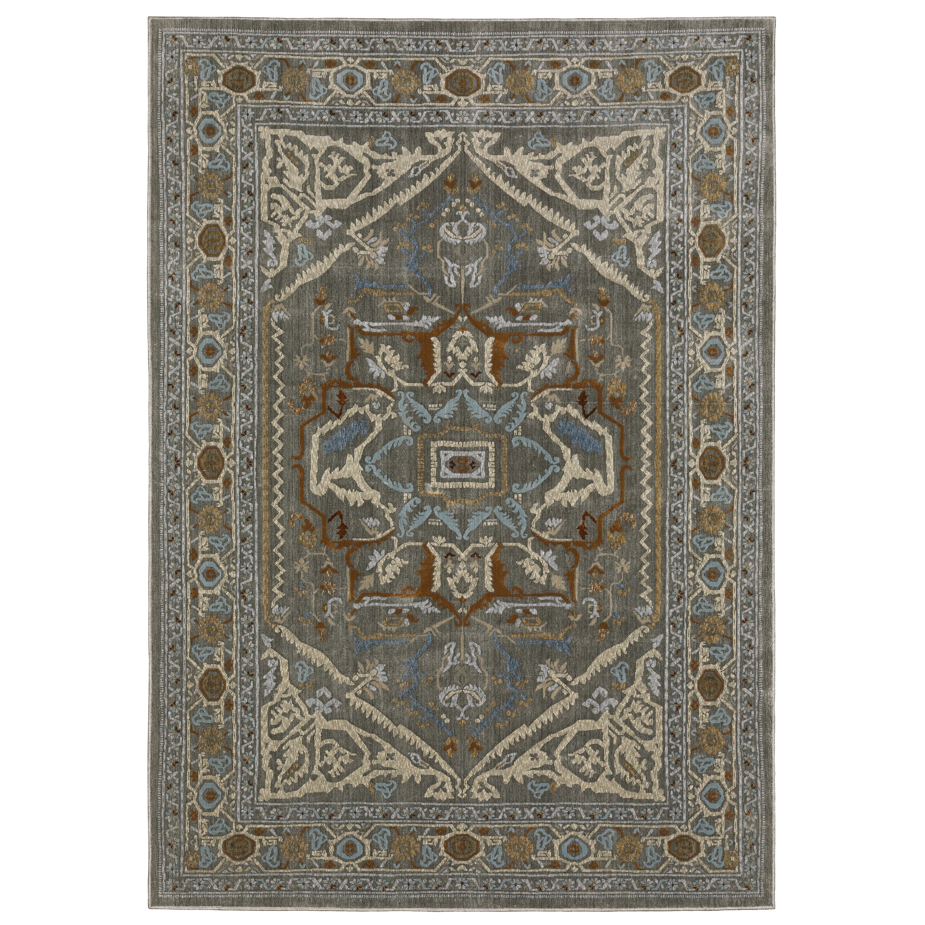 Oriental Weavers Ellington ELL05 Grey/Multi Area Rug