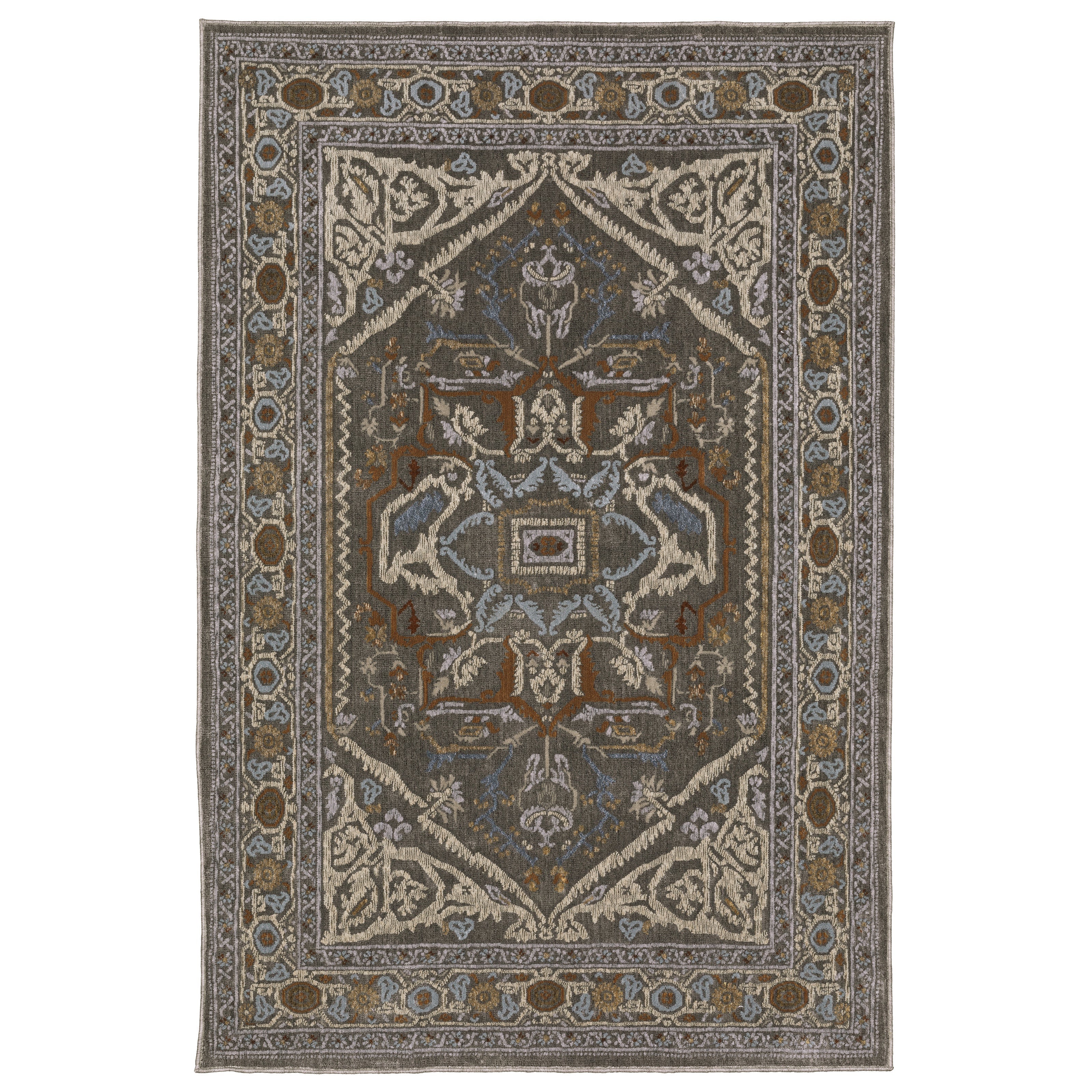 Oriental Weavers Ellington ELL05 Grey/Multi Area Rug