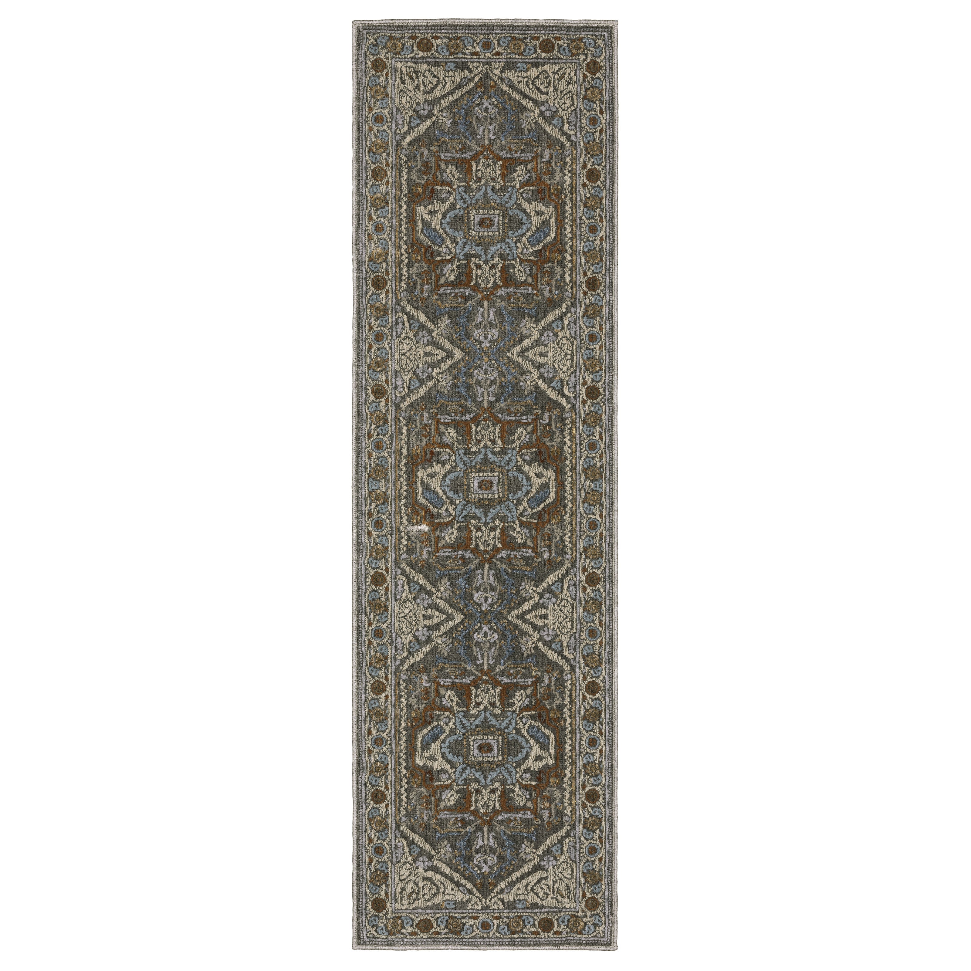 Oriental Weavers Ellington ELL05 Grey/Multi Area Rug