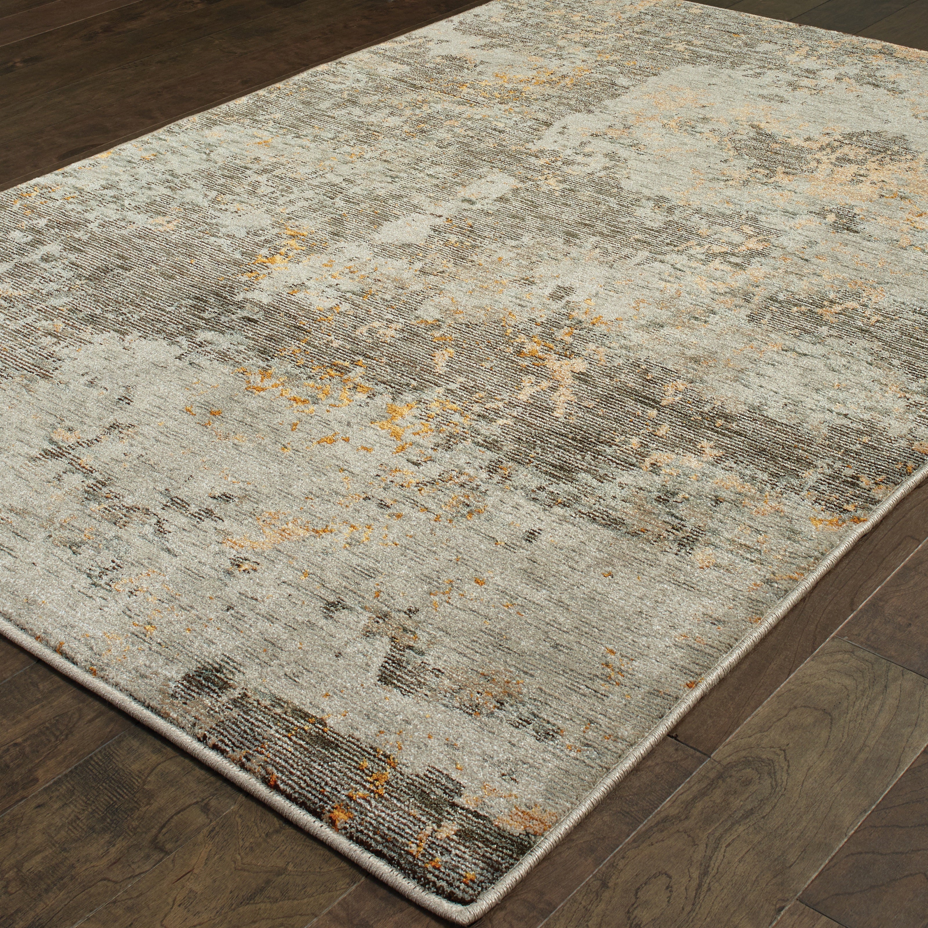 Oriental Weavers Evolution 8025B Grey/Gold Area Rug