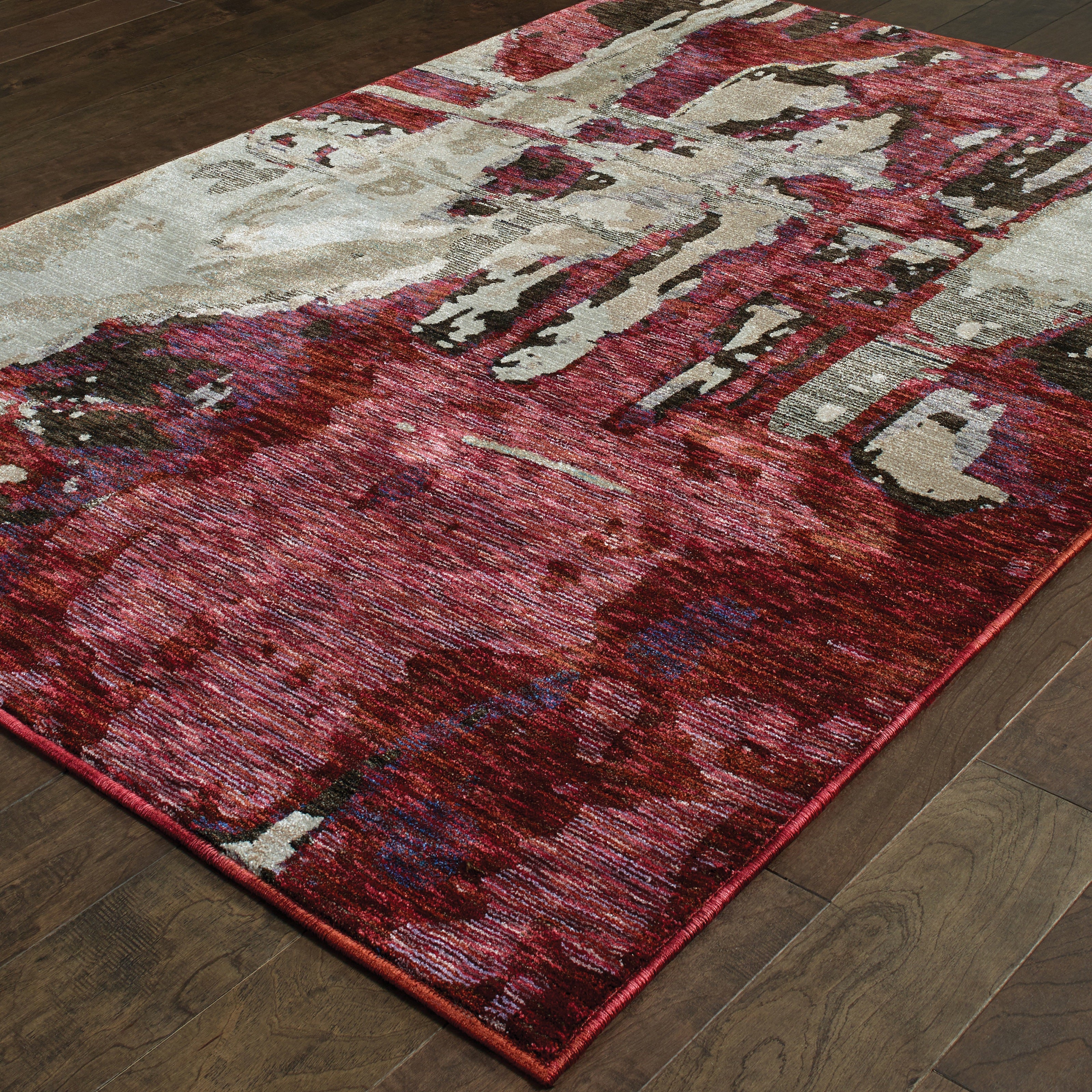 Oriental Weavers Evolution 8028B Red/Beige Area Rug