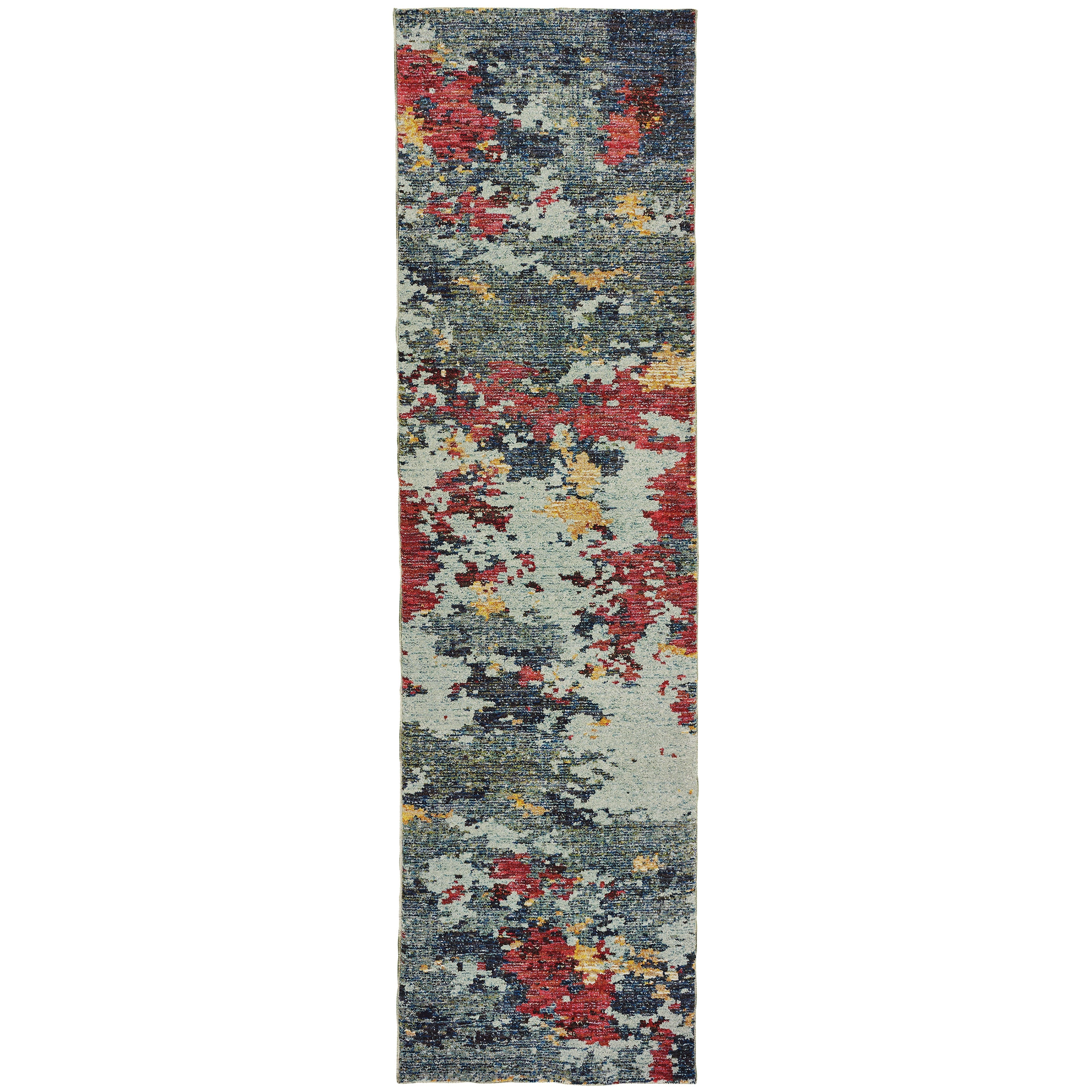 Oriental Weavers Evolution 8036C Blue/Red Area Rug