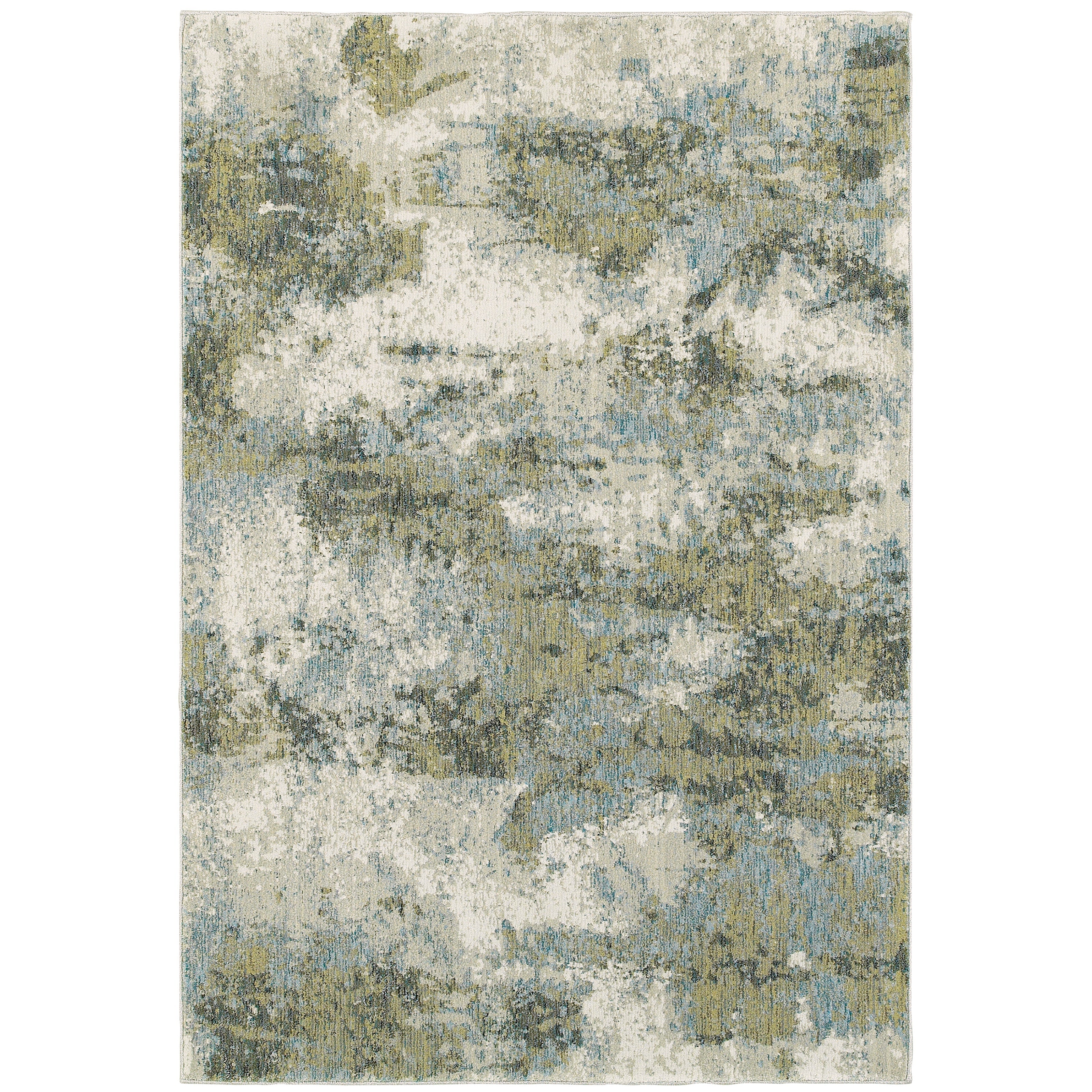 Oriental Weavers Evolution 8039E Blue/Green Area Rug