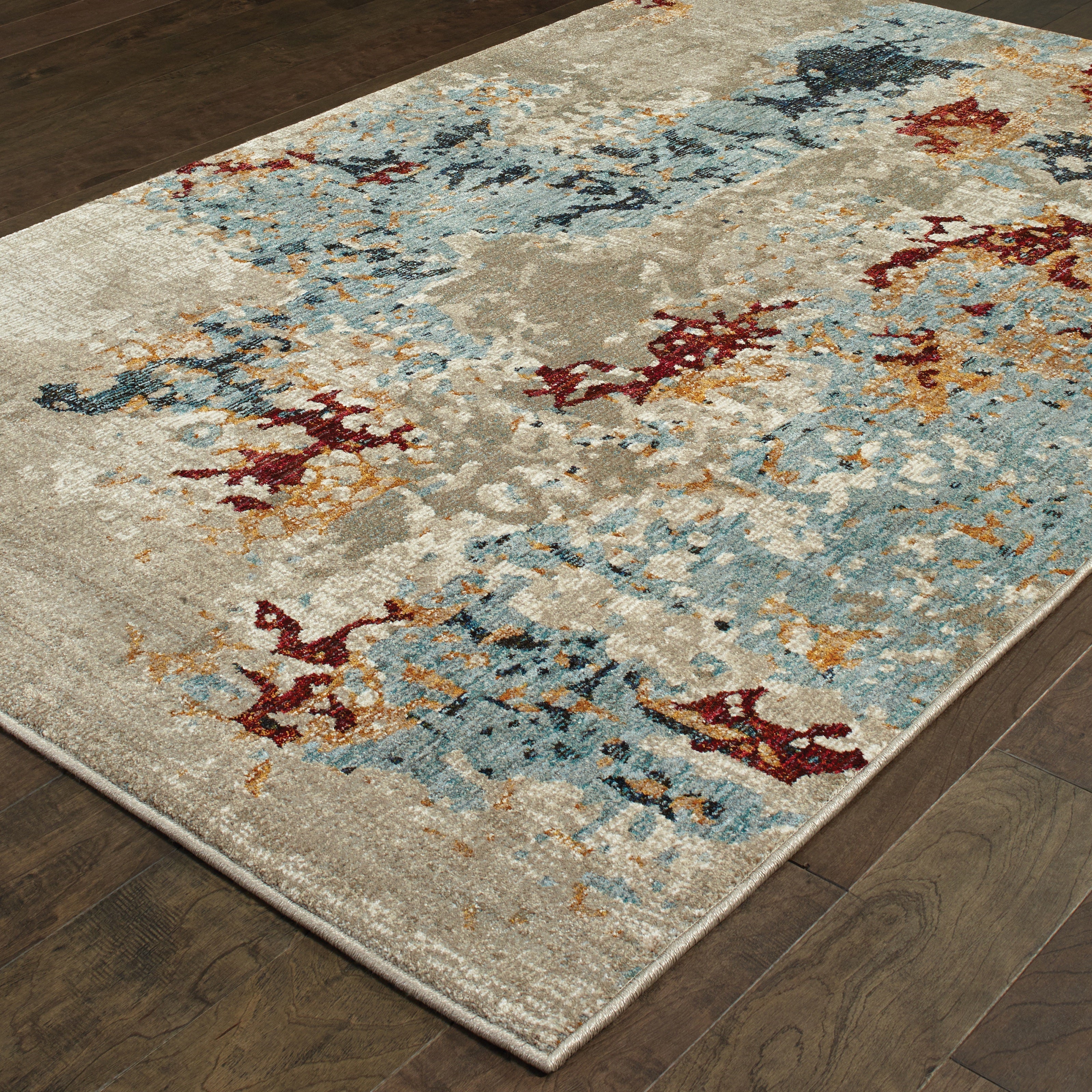 Oriental Weavers Evolution 8043K Beige/Blue Area Rug