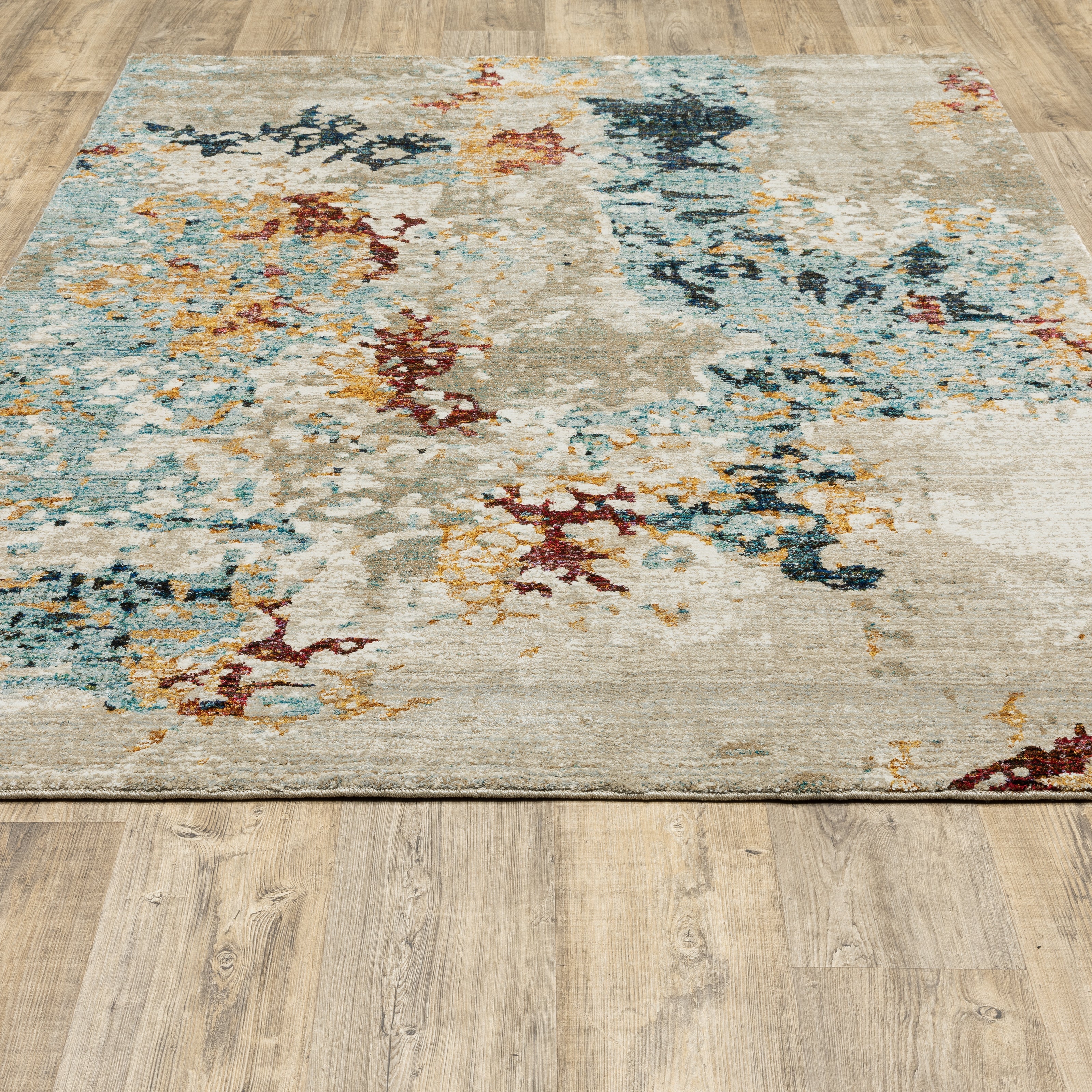 Oriental Weavers Evolution 8043K Beige/Blue Area Rug