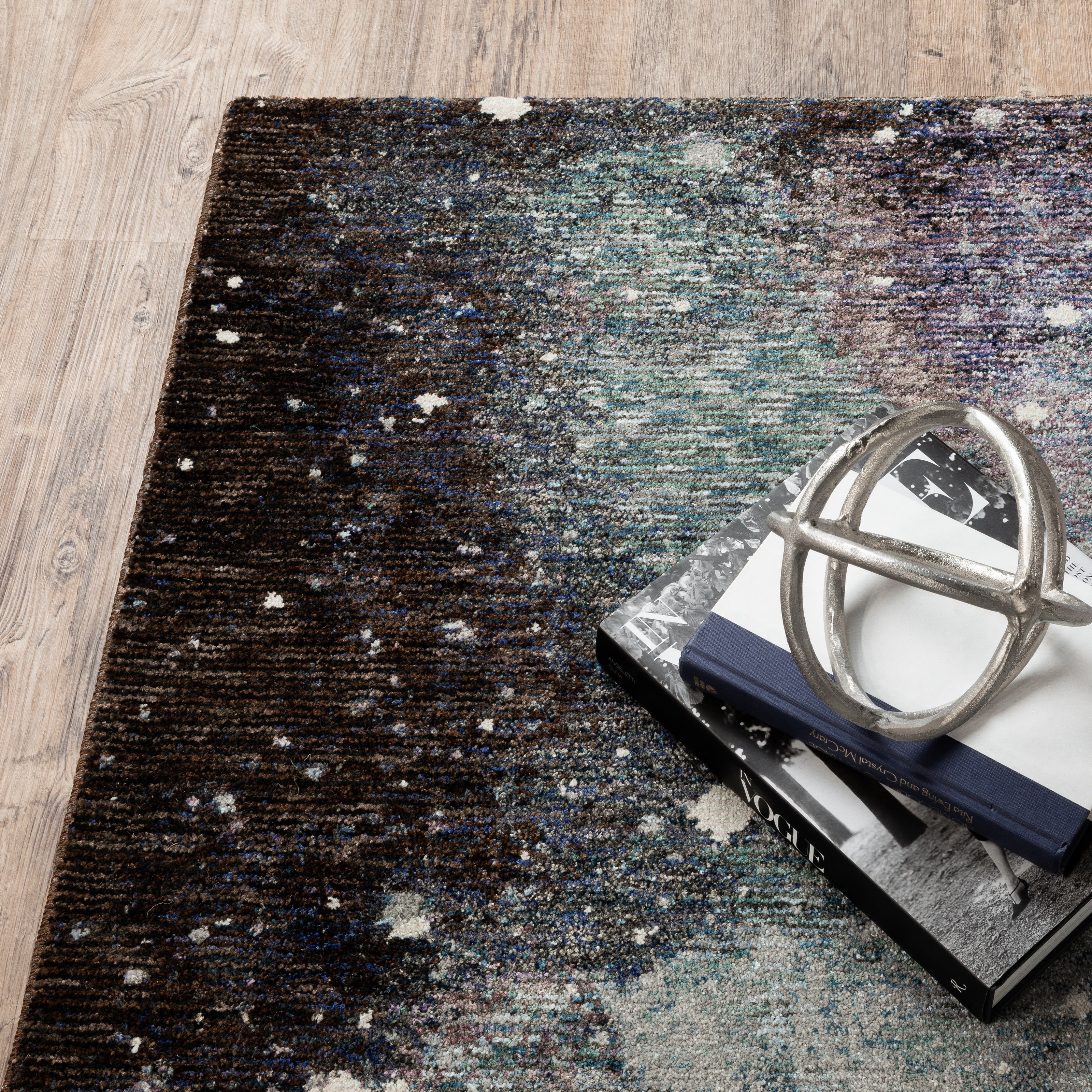 Oriental Weavers Evolution 958A Midnight/Purple Area Rug