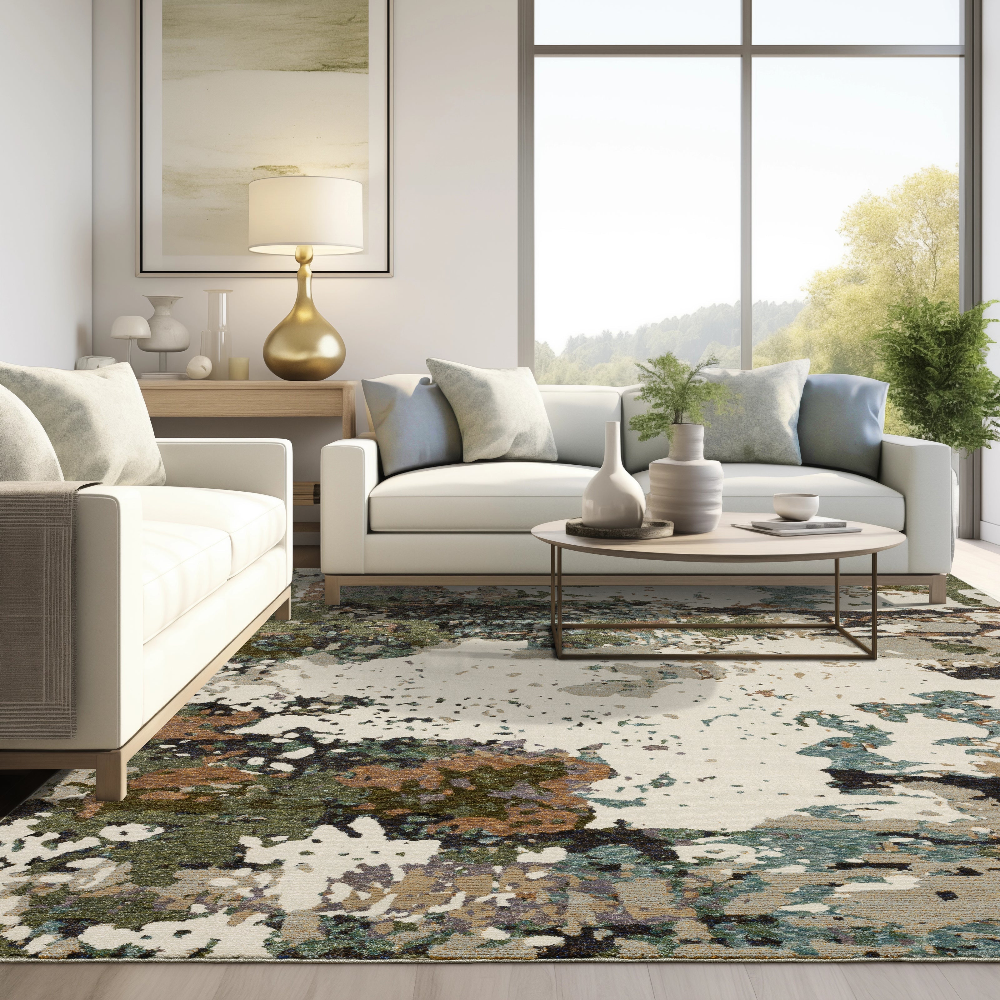 Oriental Weavers Evolution 981A Ivory/Multi Area Rug