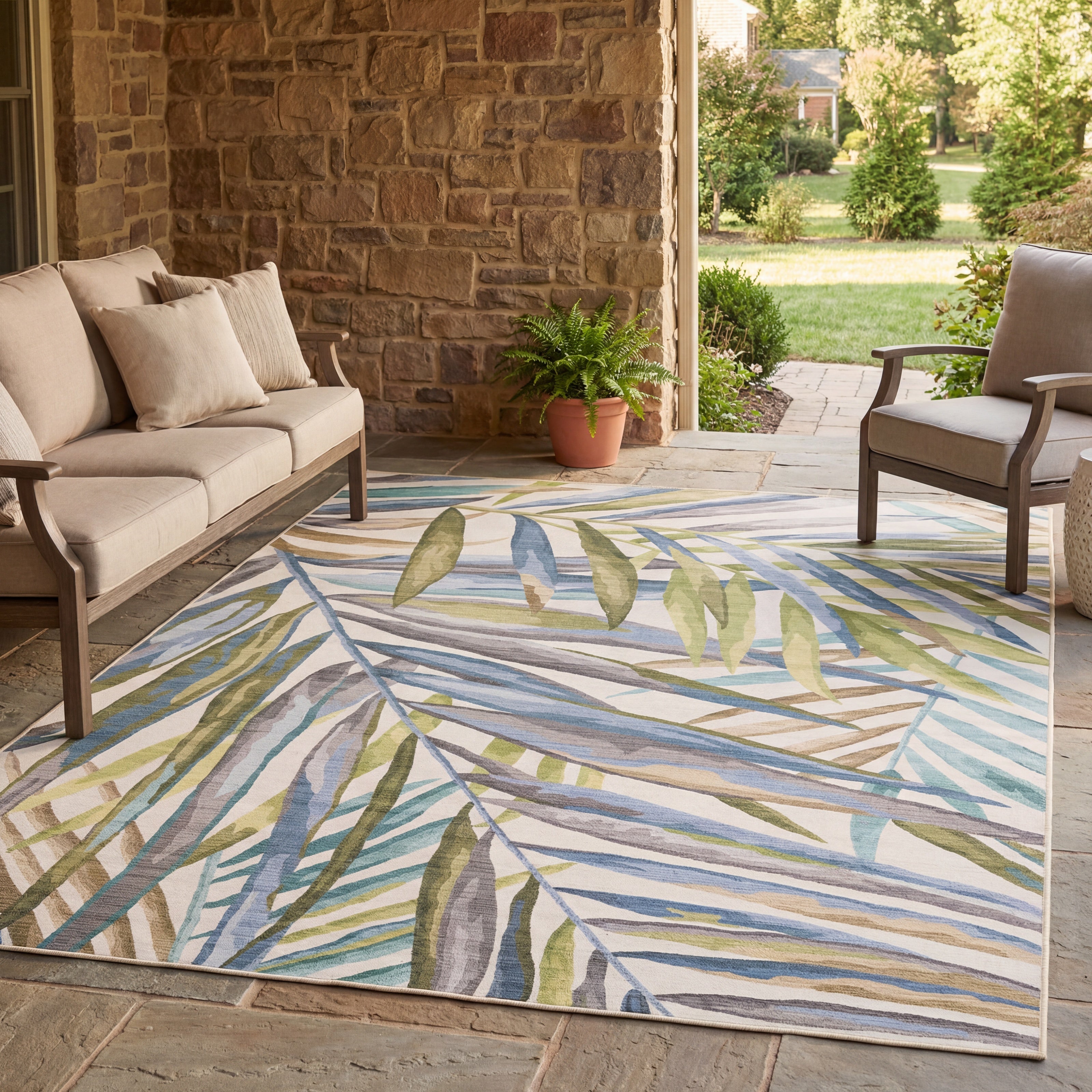 Oriental Weavers Fiji FIJ03 Beige/Multi Area Rug
