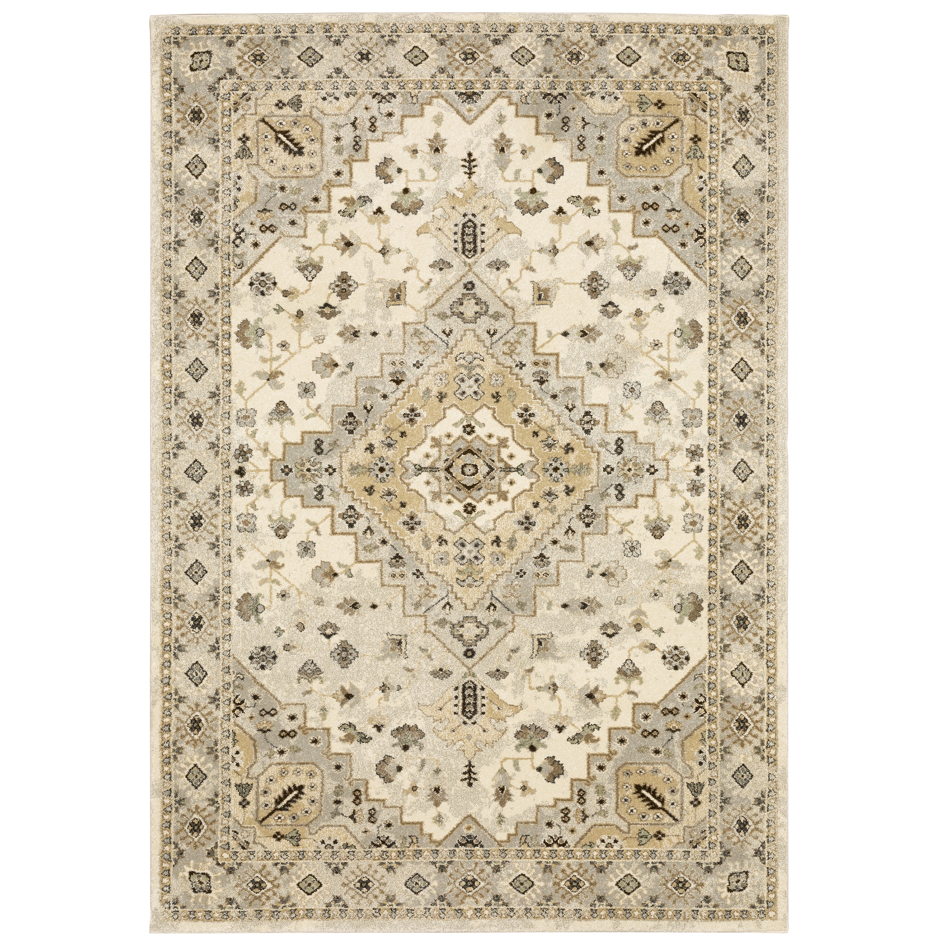 Oriental Weavers Florence 4332X Beige/Grey Area Rug