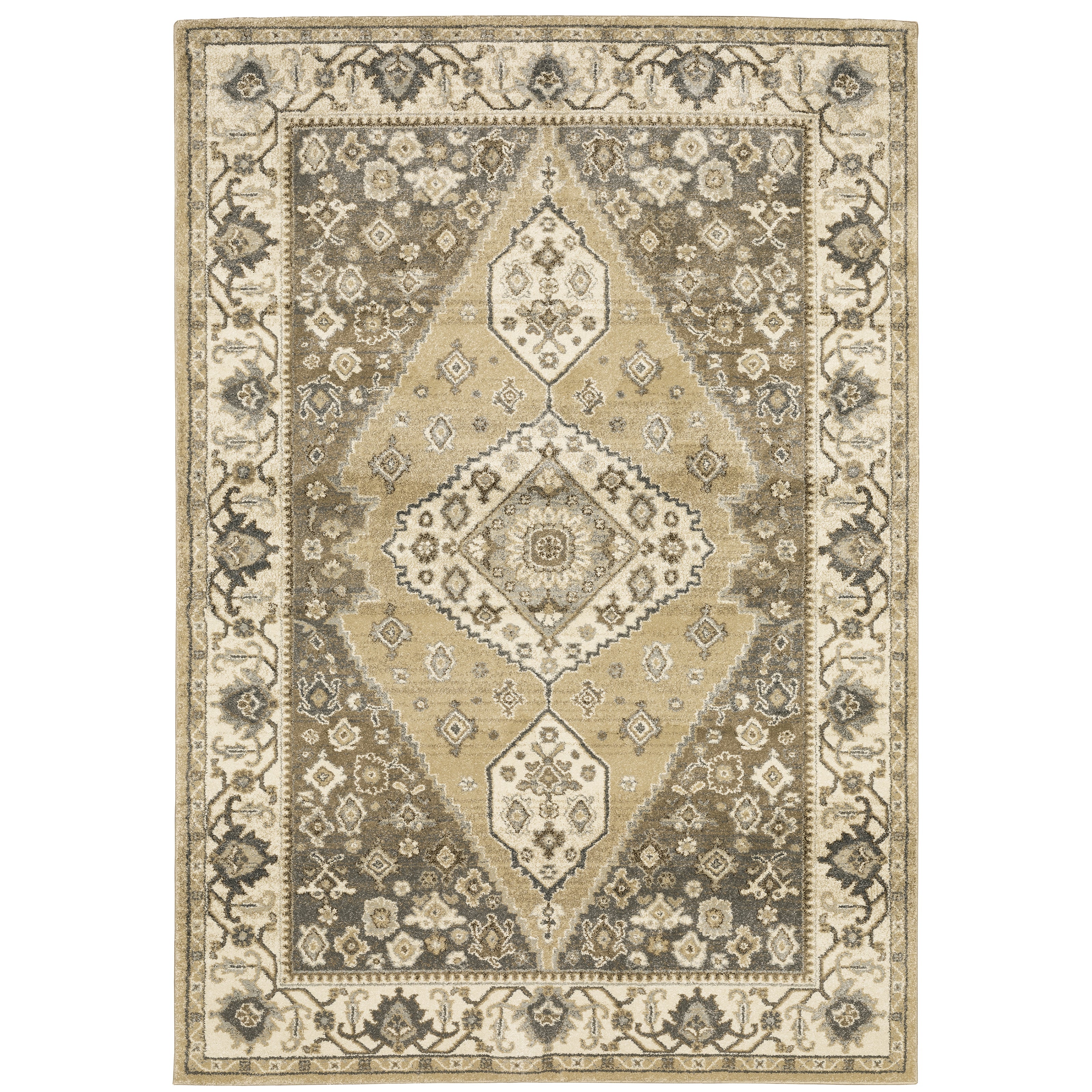 Oriental Weavers Florence 661I Beige/Grey Area Rug
