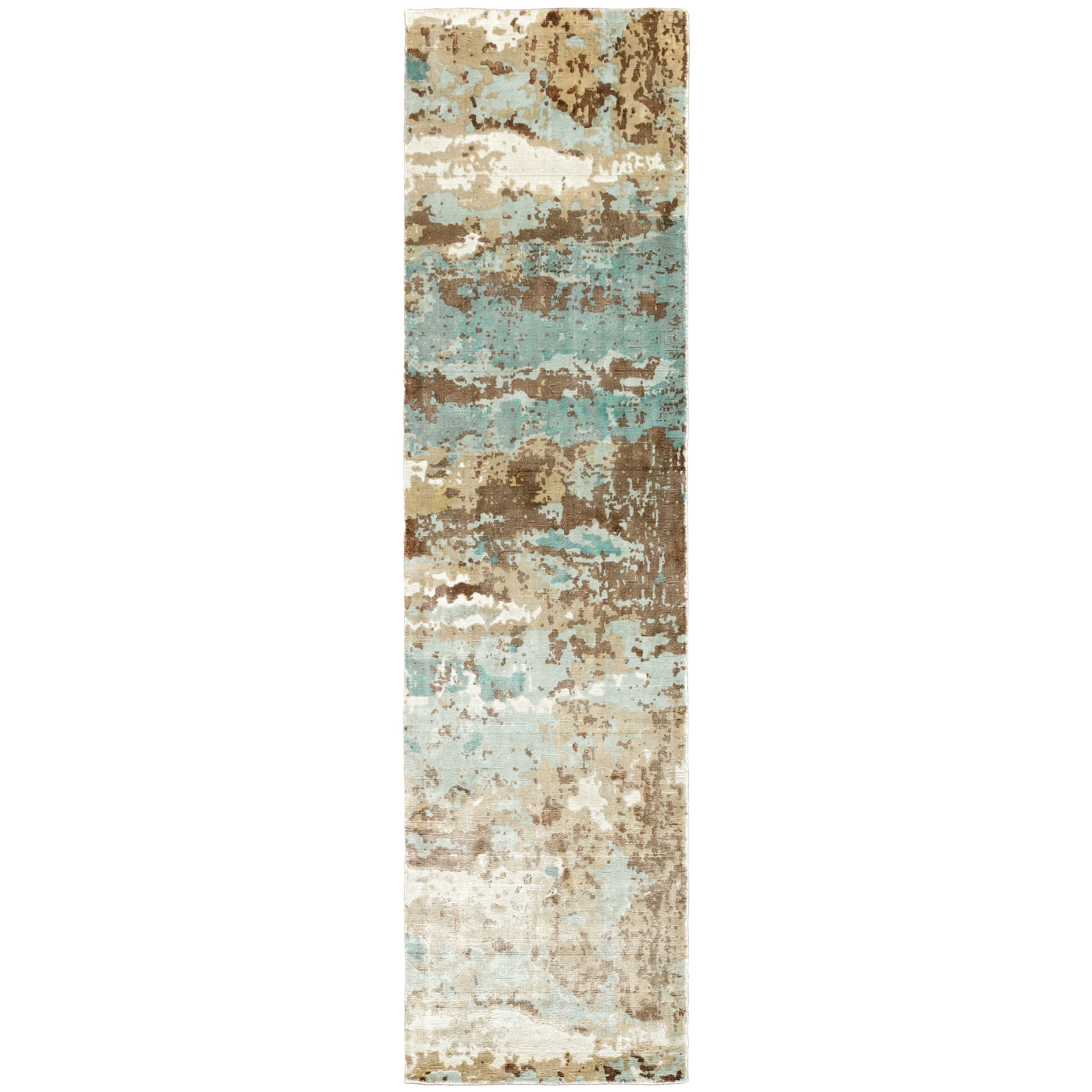 Oriental Weavers Formations 70001 Blue/Brown Area Rug