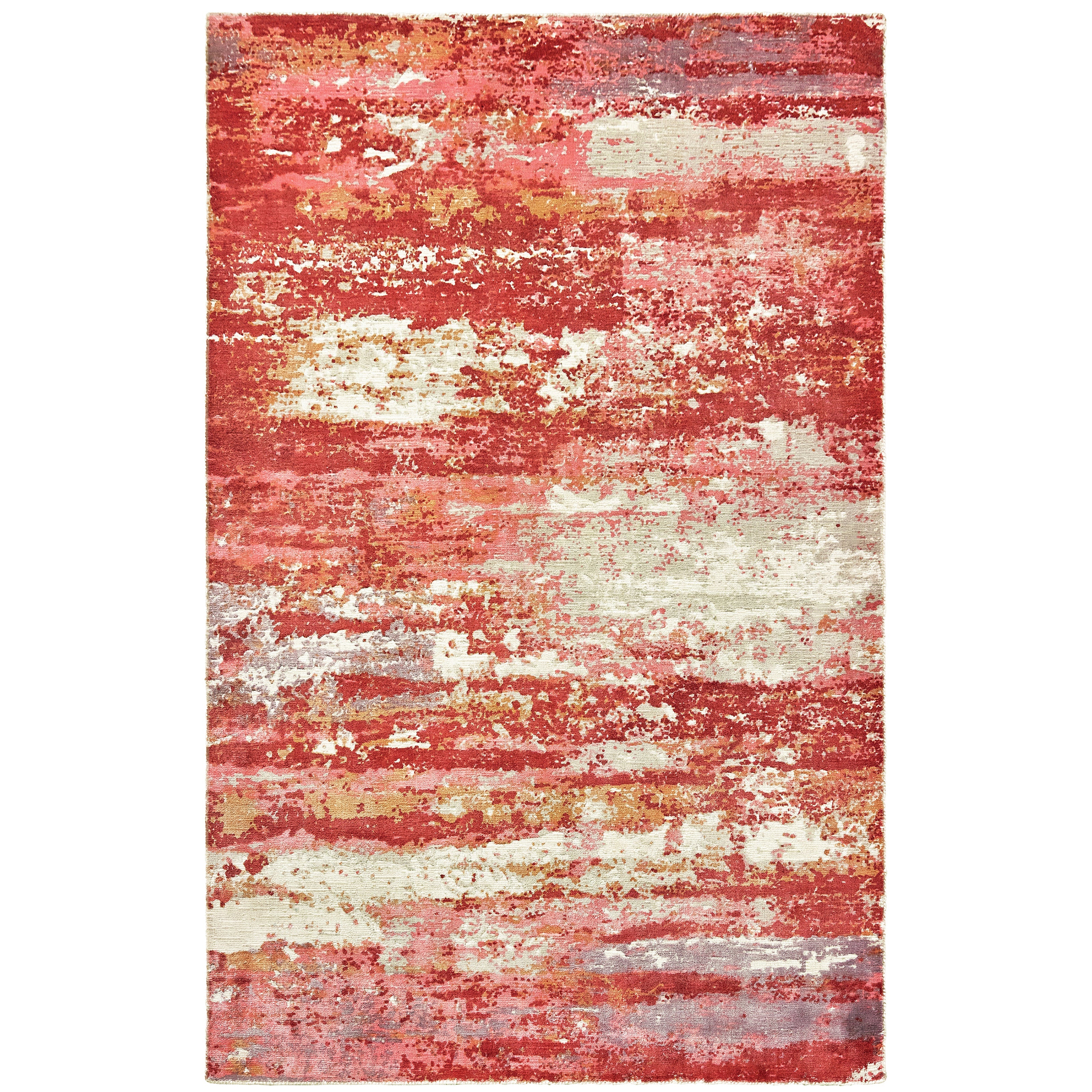 Oriental Weavers Formations 70004 Pink/Red Area Rug
