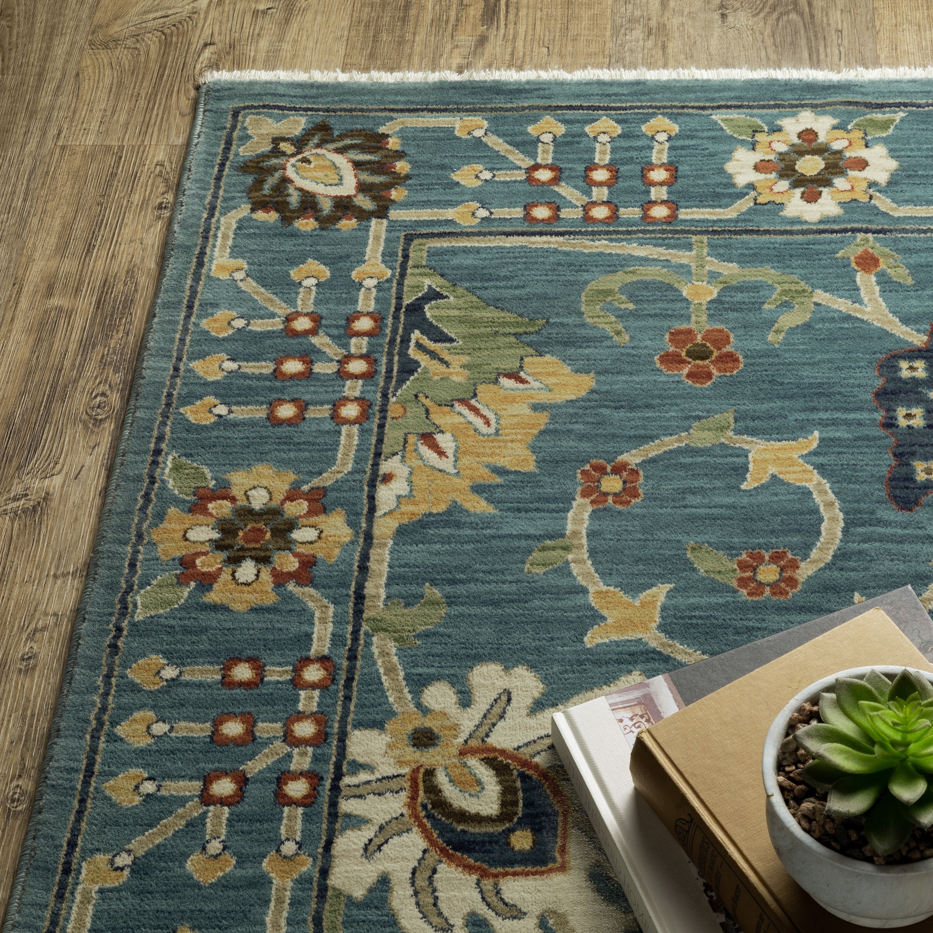 Oriental Weavers Francesca FR01E Blue/Multi Area Rug