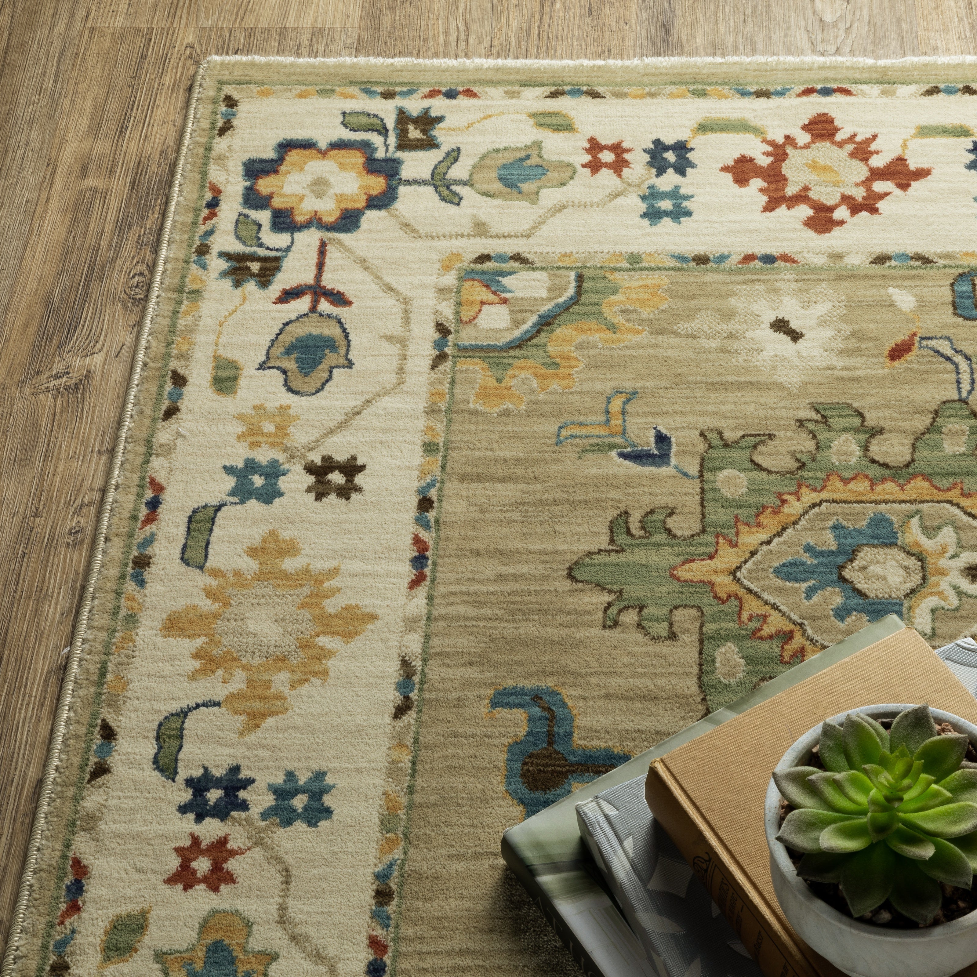 Oriental Weavers Francesca FR04E Beige/Multi Area Rug