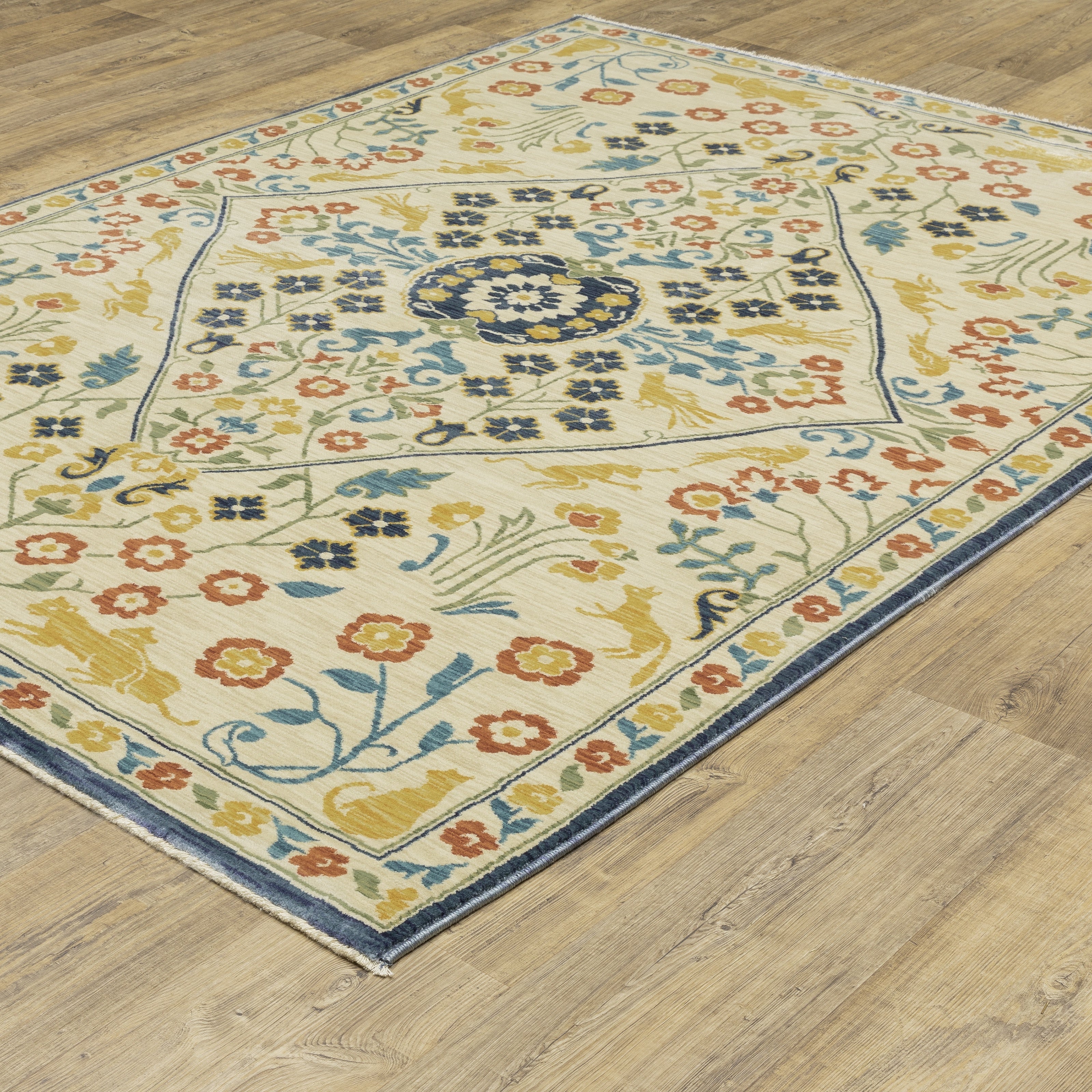 Oriental Weavers Francesca FR06B Ivory/Multi Area Rug