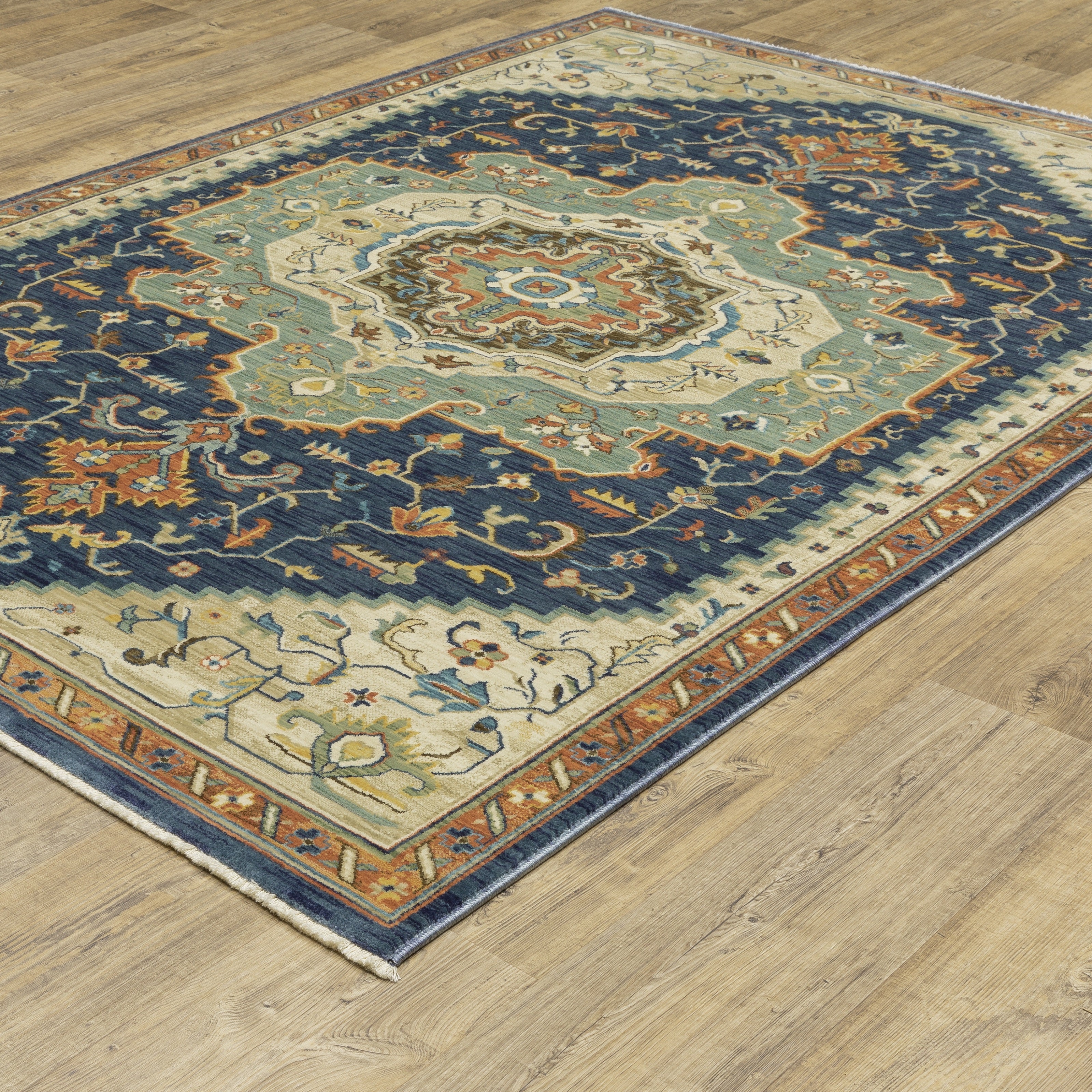 Oriental Weavers Francesca FR09F Blue/Multi Area Rug
