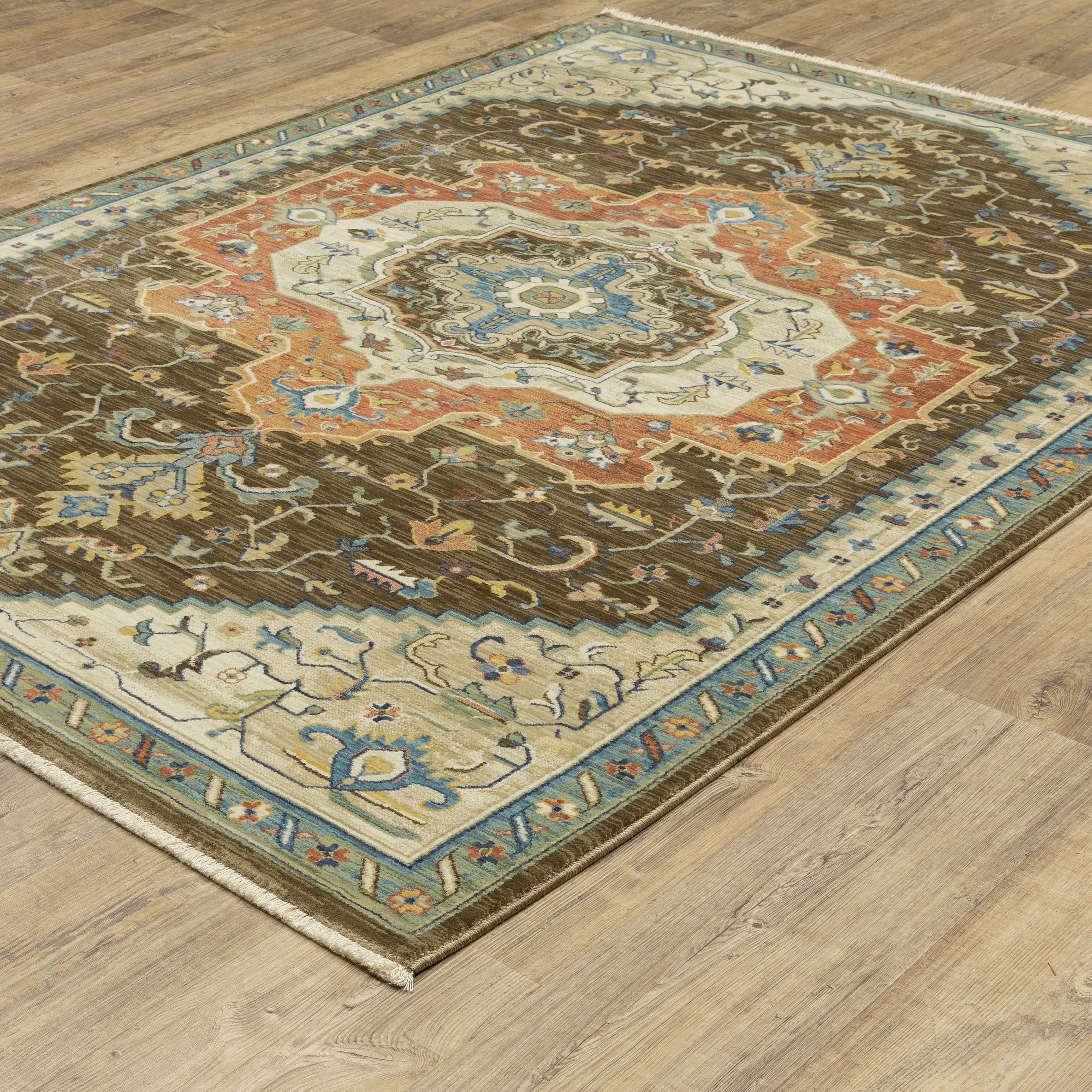 Oriental Weavers Francesca FR09M Brown/Multi Area Rug