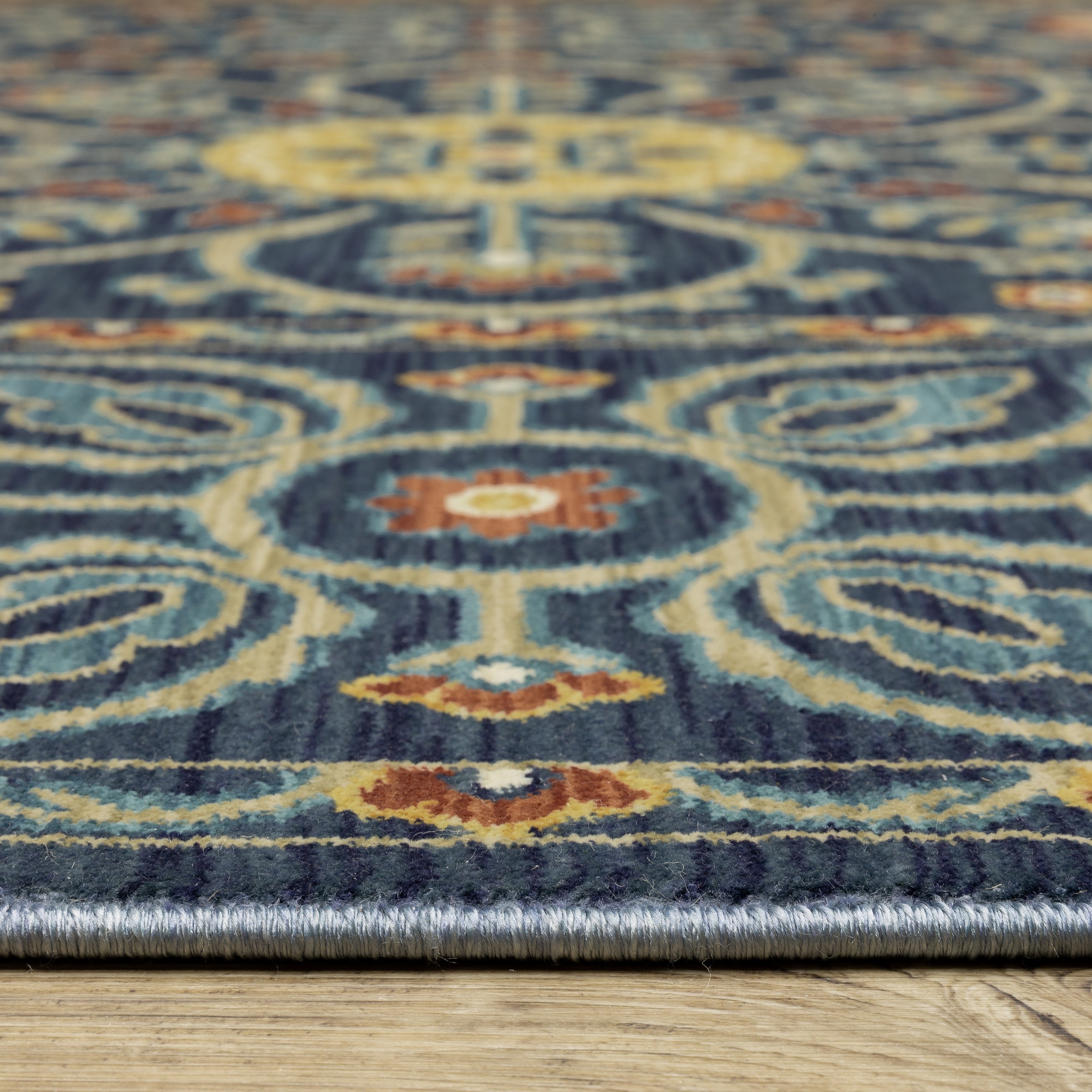 Oriental Weavers Francesca FR11B Blue/Rust Area Rug