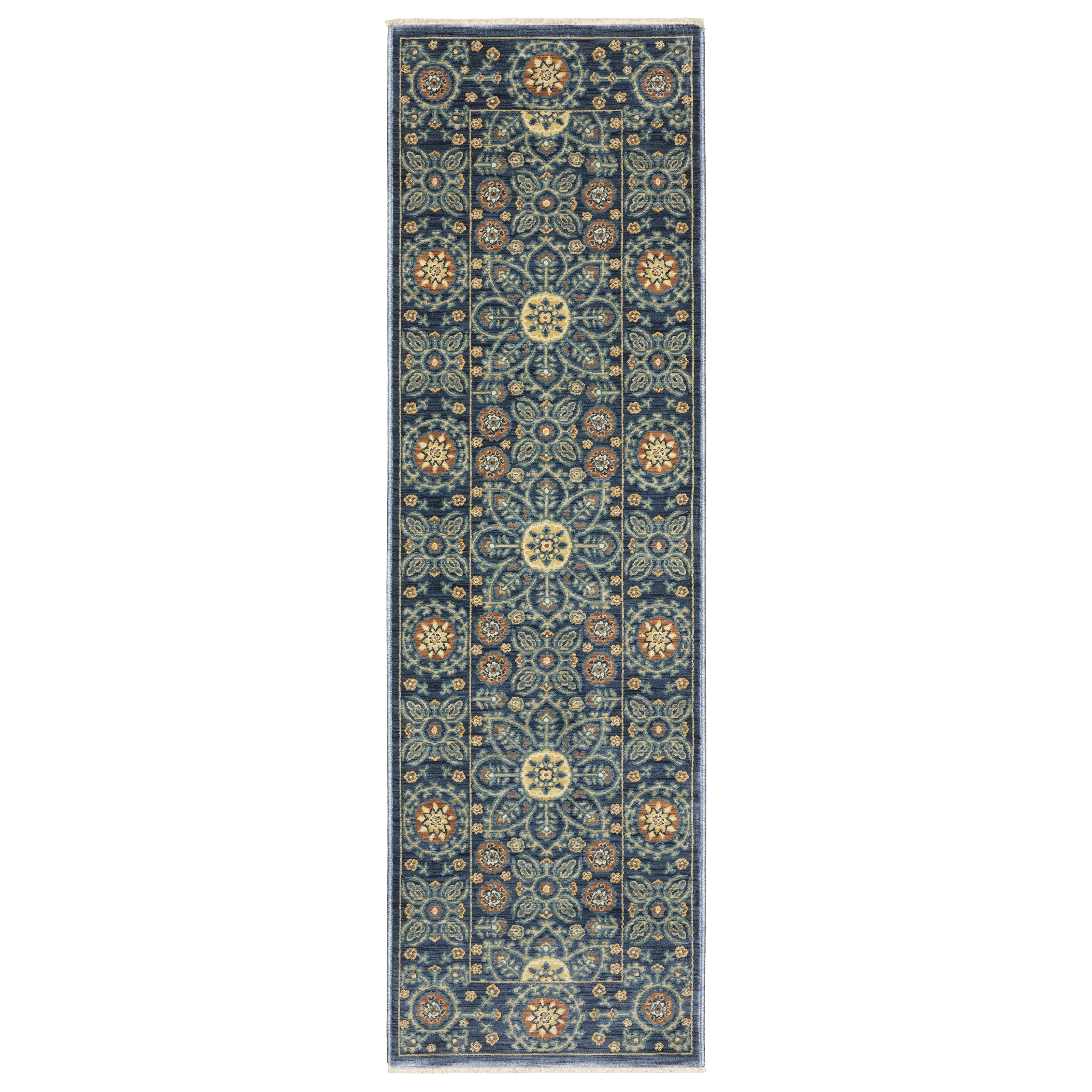 Oriental Weavers Francesca FR11B Blue/Rust Area Rug