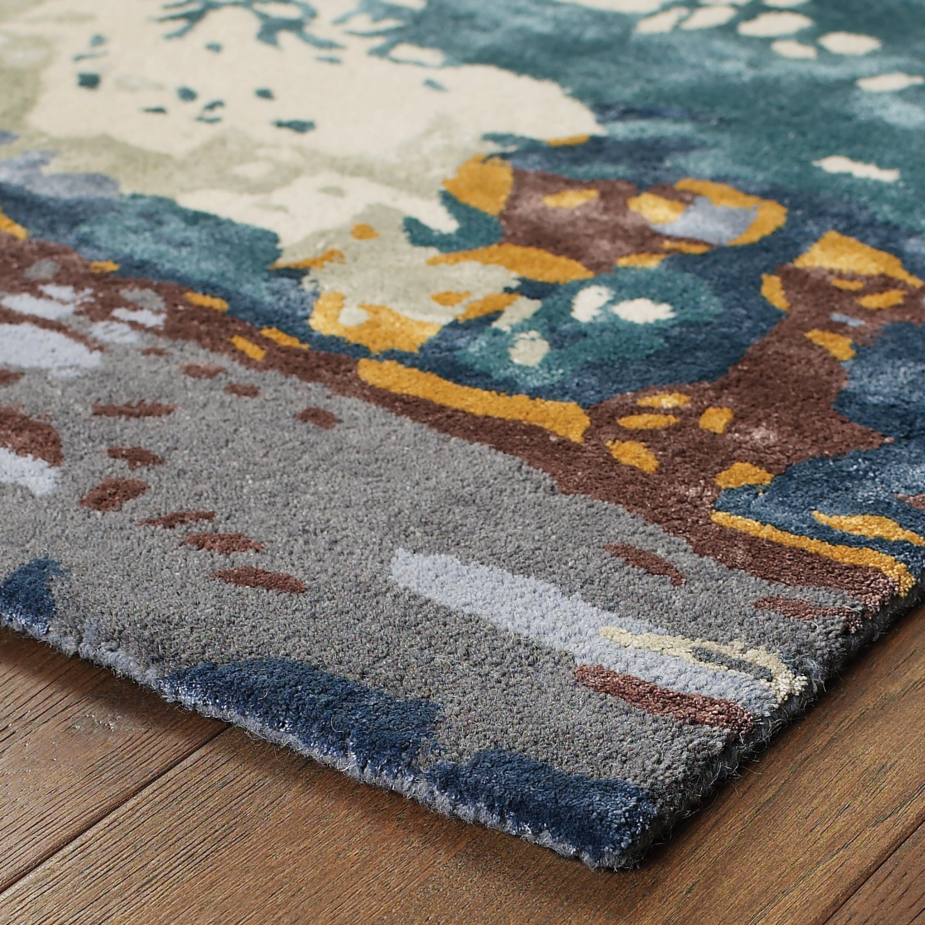 Oriental Weavers Galaxy 21903 Blue/Grey Area Rug