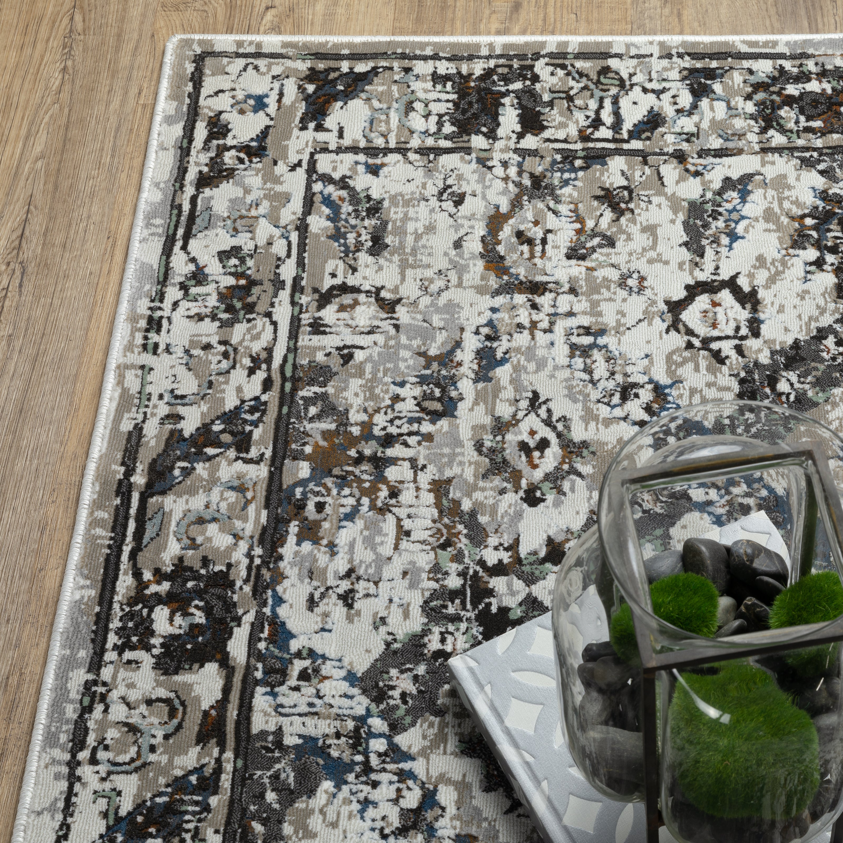 Oriental Weavers Gemini 1003E Charcoal/Grey Area Rug