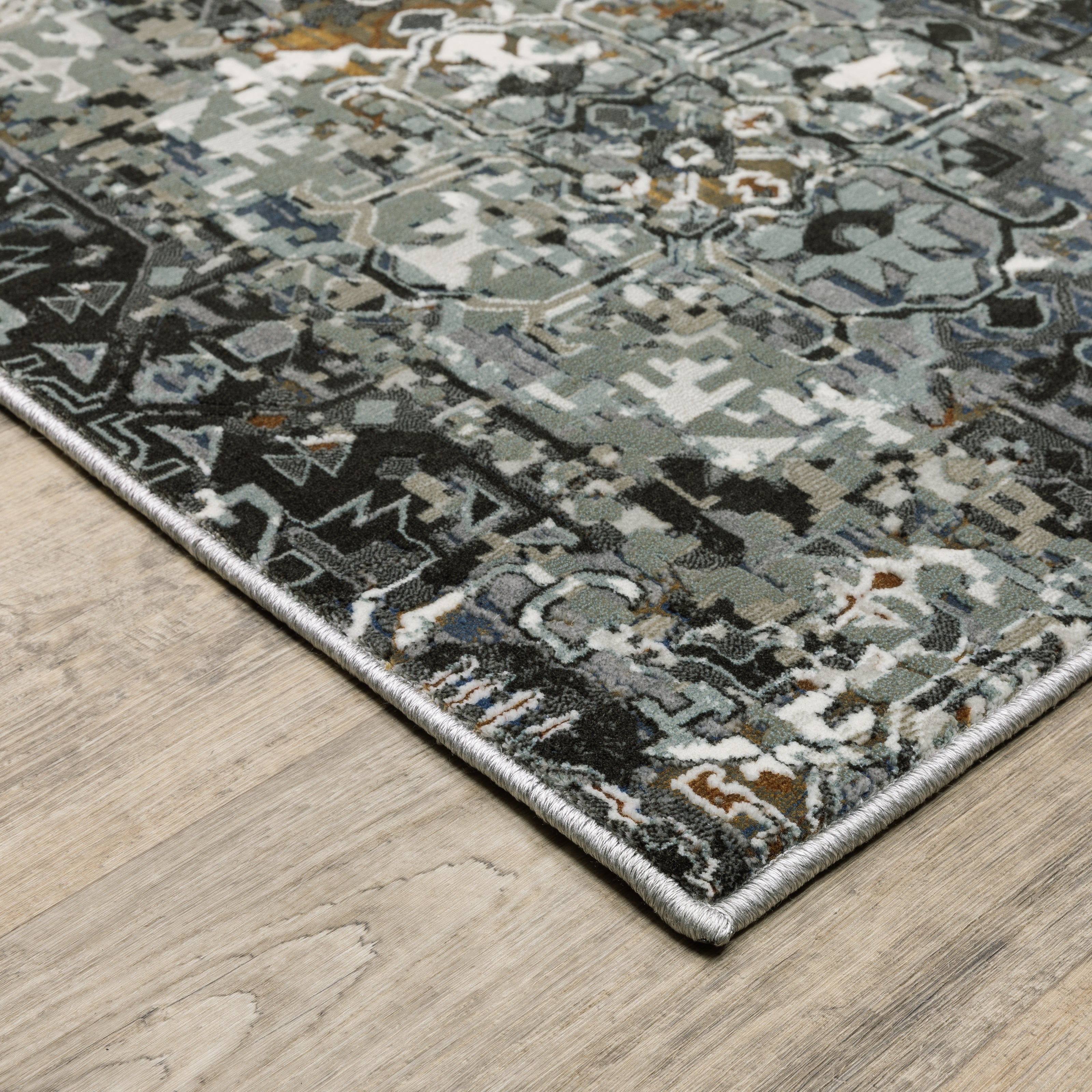 Oriental Weavers Gemini 2060V Charcoal/Multi Area Rug