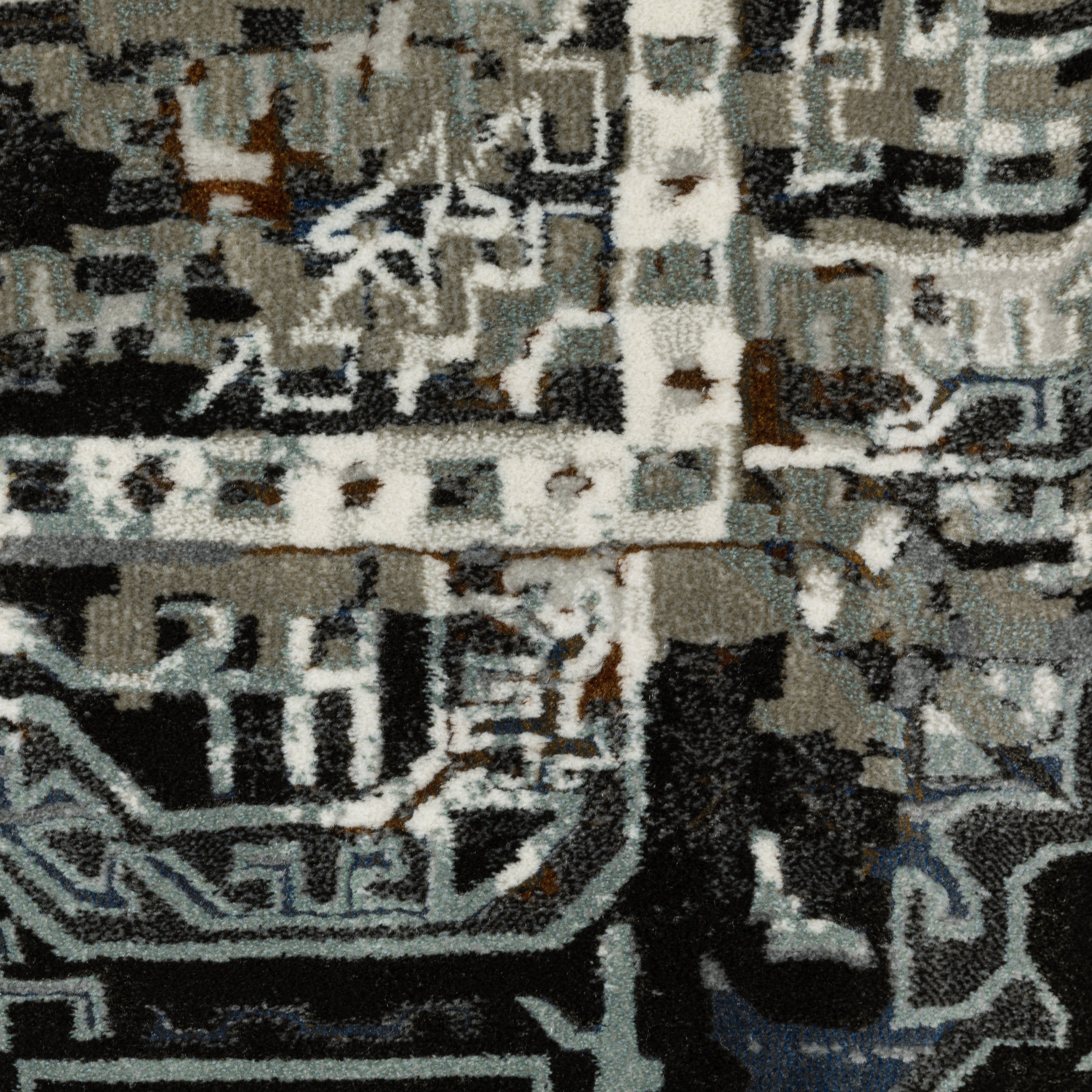 Oriental Weavers Gemini 2060V Charcoal/Multi Area Rug