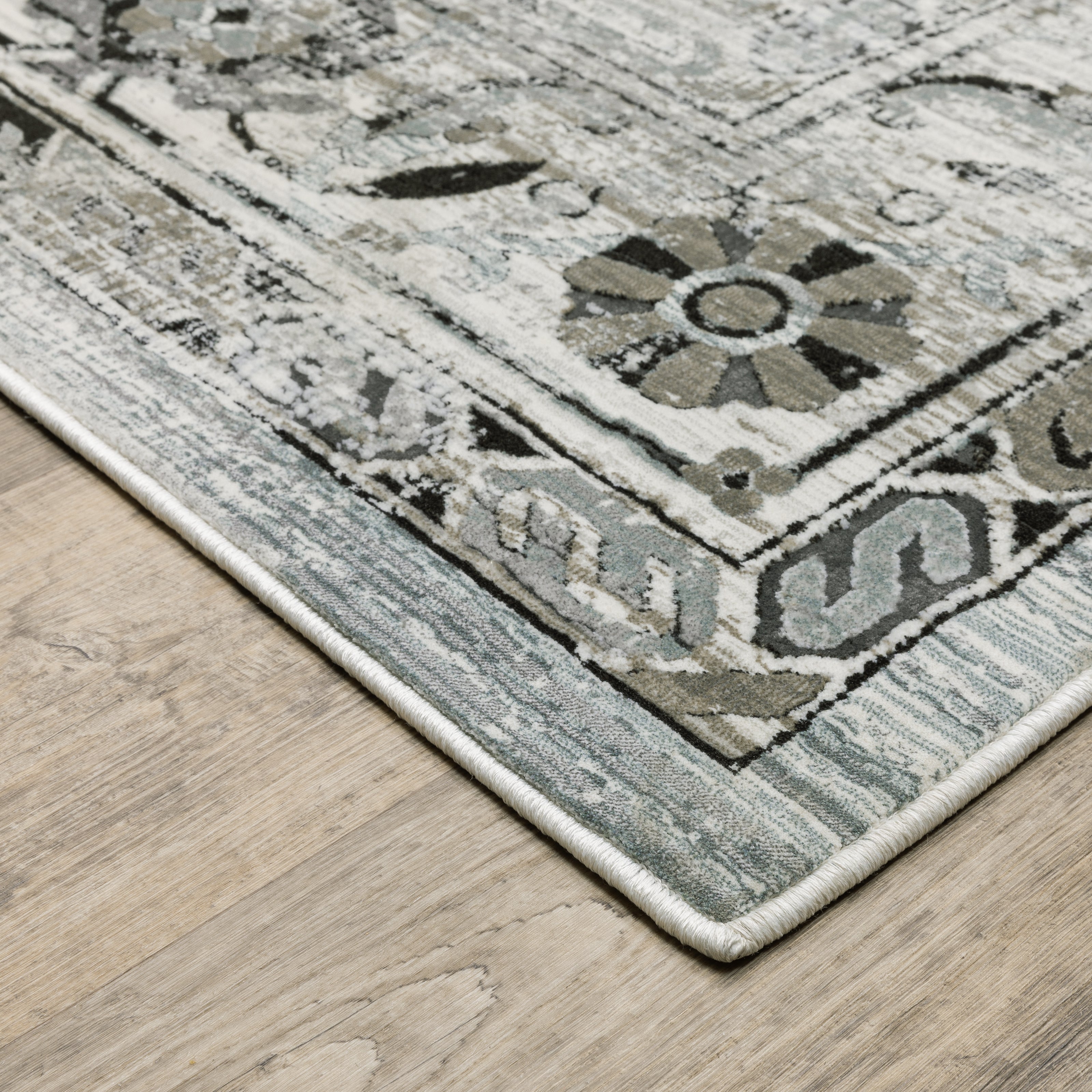 Oriental Weavers Gemini 20Z Grey/Blue Area Rug