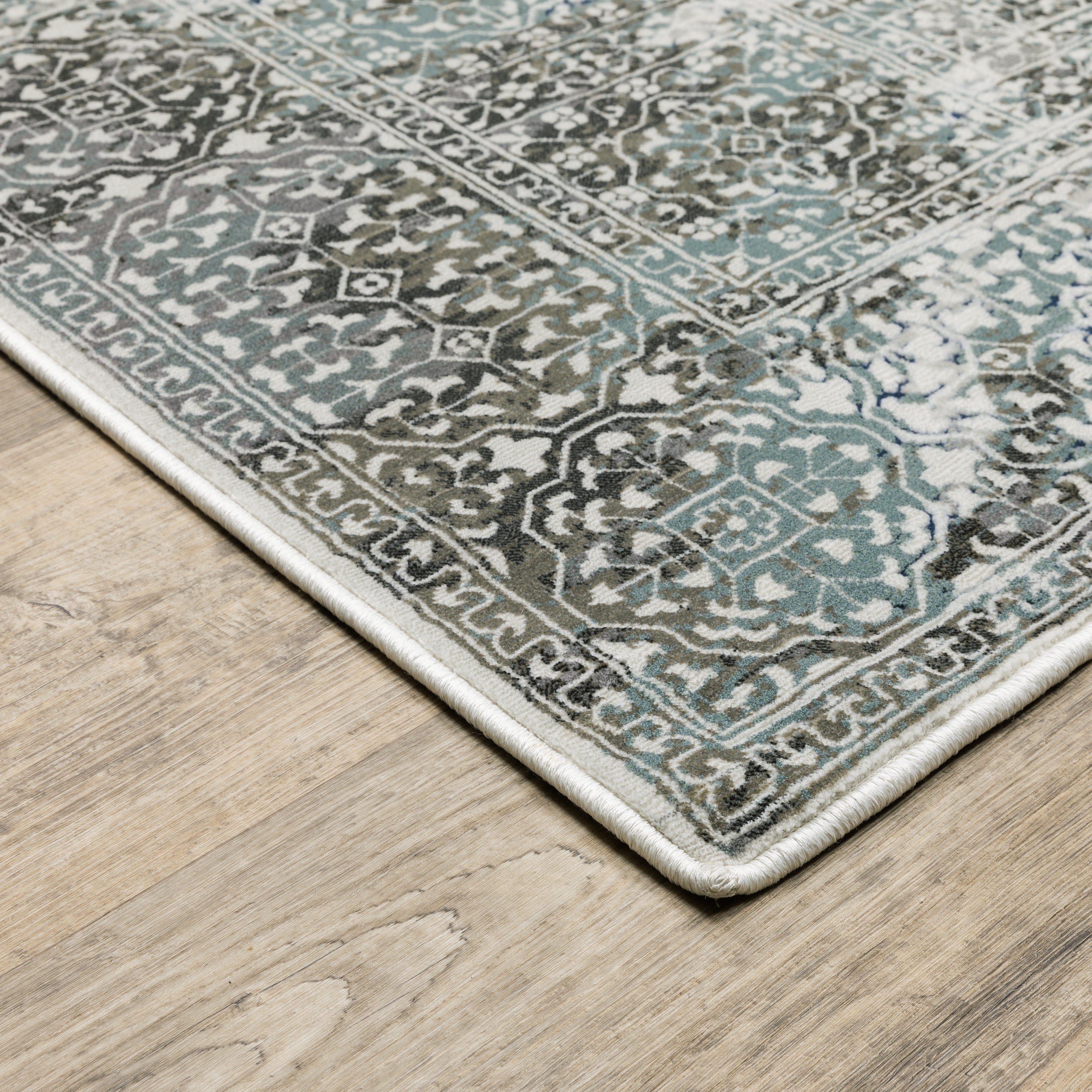 Oriental Weavers Gemini 4153F Grey/Multi Area Rug